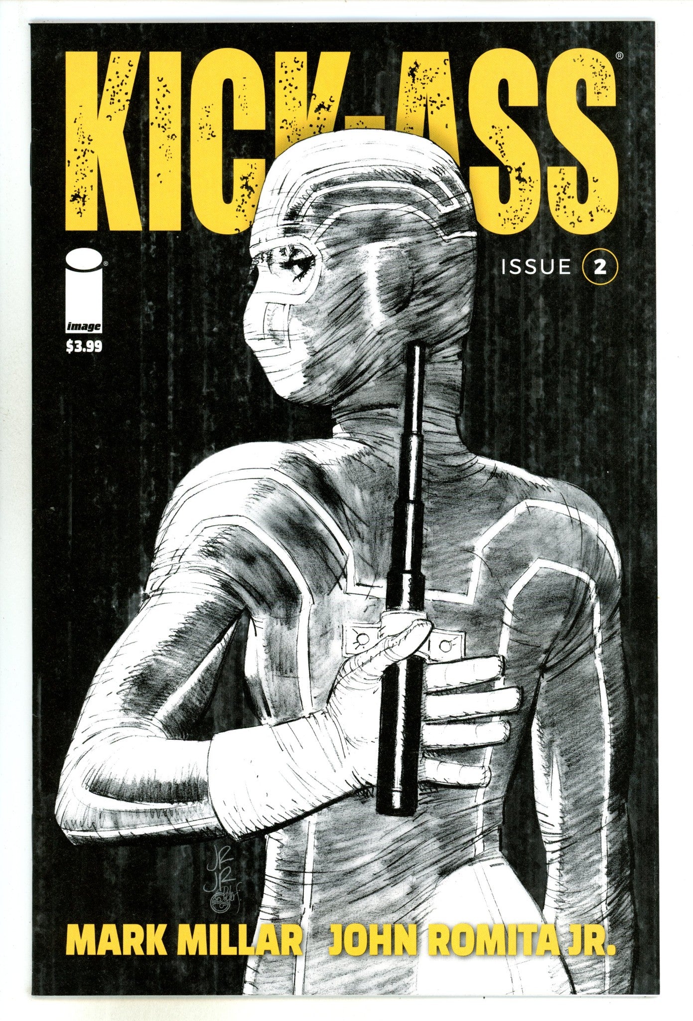 Kick-Ass Vol 4 2 High Grade (2018) Jr. B&W Variant 