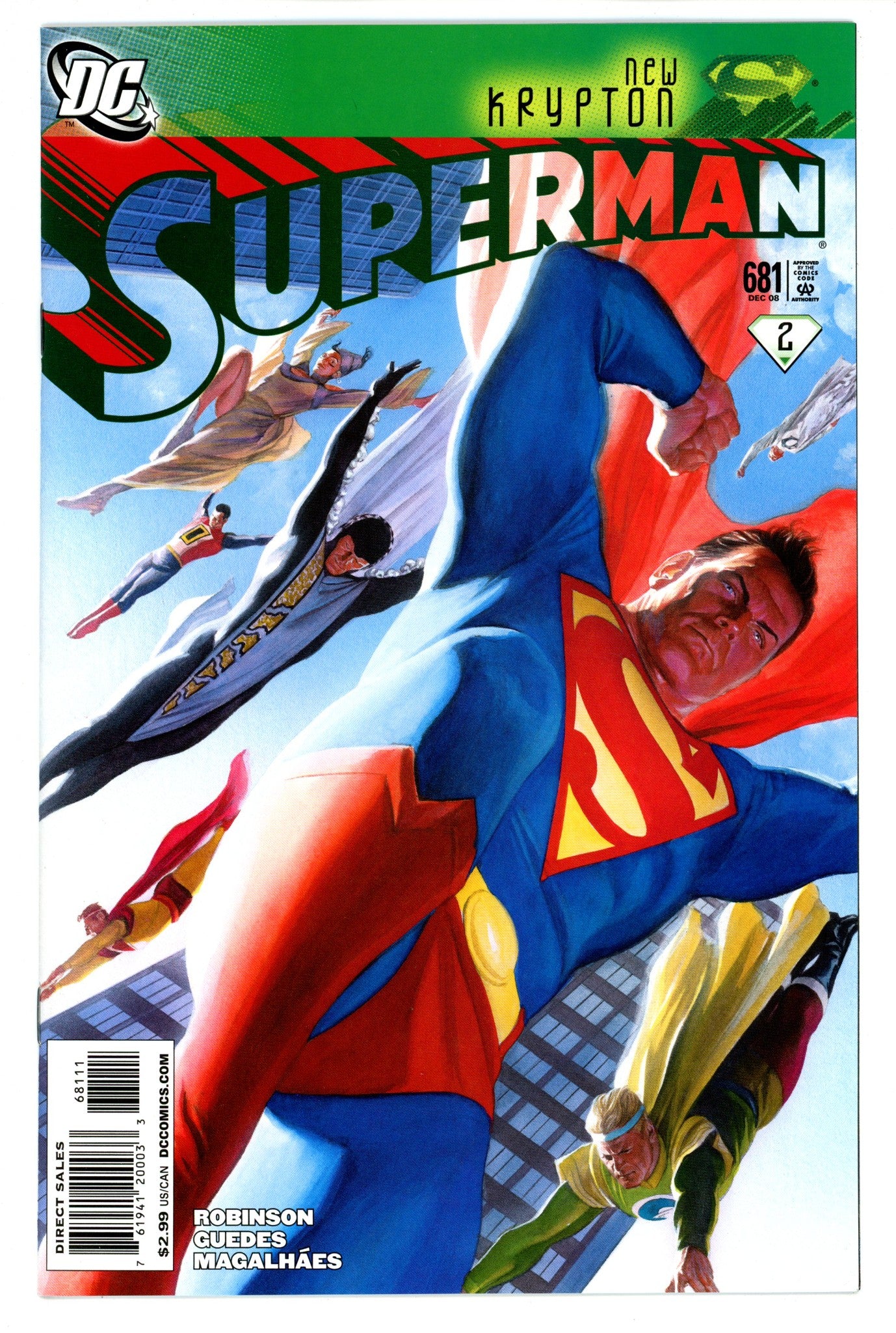 Superman Vol 1 681 High Grade (2008) 