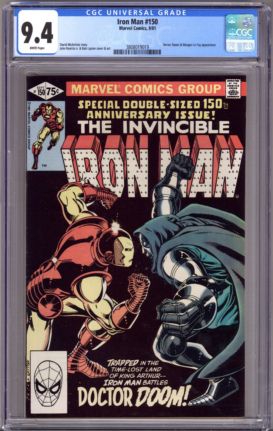 Iron Man Vol 1 150 CGC 9.4 (NM) (1981) 