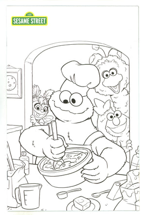 Sesame Street 3 Acton B&W Variant (2024)