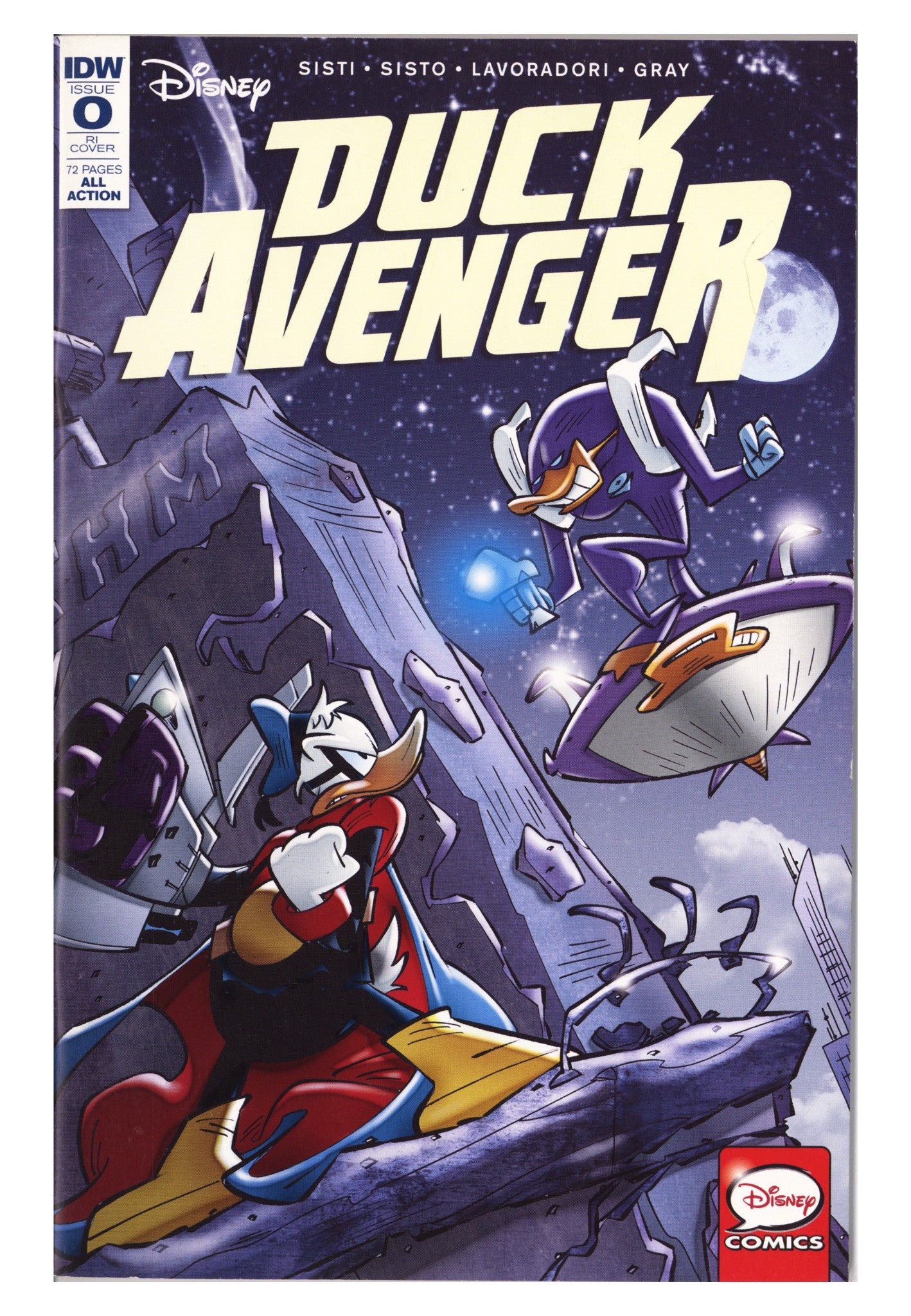 Duck Avenger 0 VF+ (8.5) (2016) Lavoradori Incentive Variant 