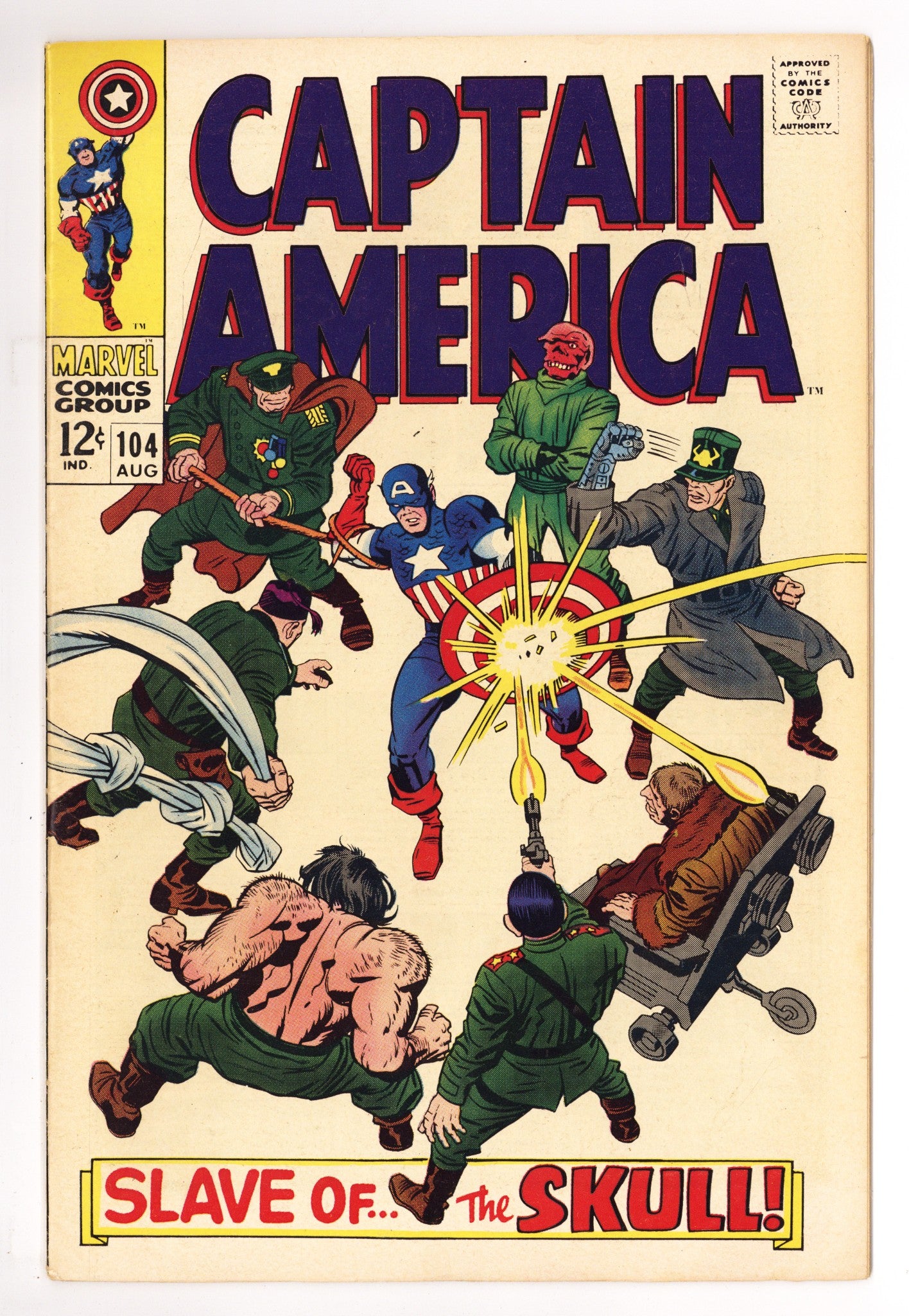 Captain America Vol 1 104 FN (6.0) (1968) 