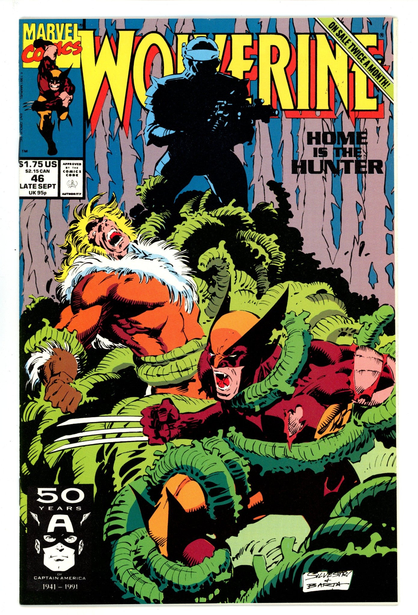 Wolverine Vol 2 46 NM (9.4) (1991) 