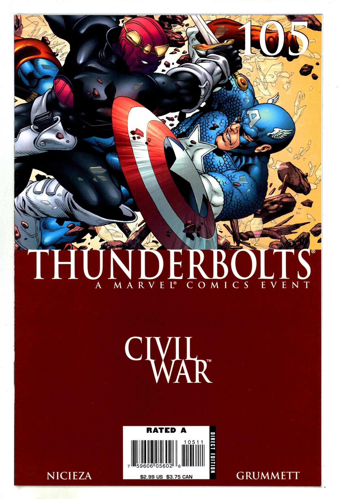 Thunderbolts Vol 1 105 High Grade (2006) 