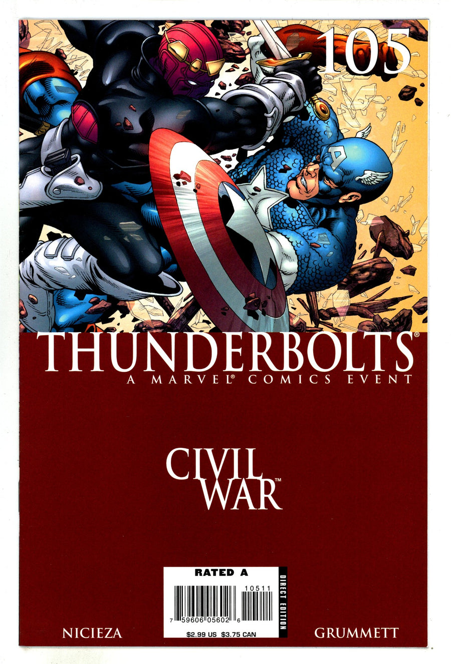 Thunderbolts Vol 1 105 High Grade (2006) 