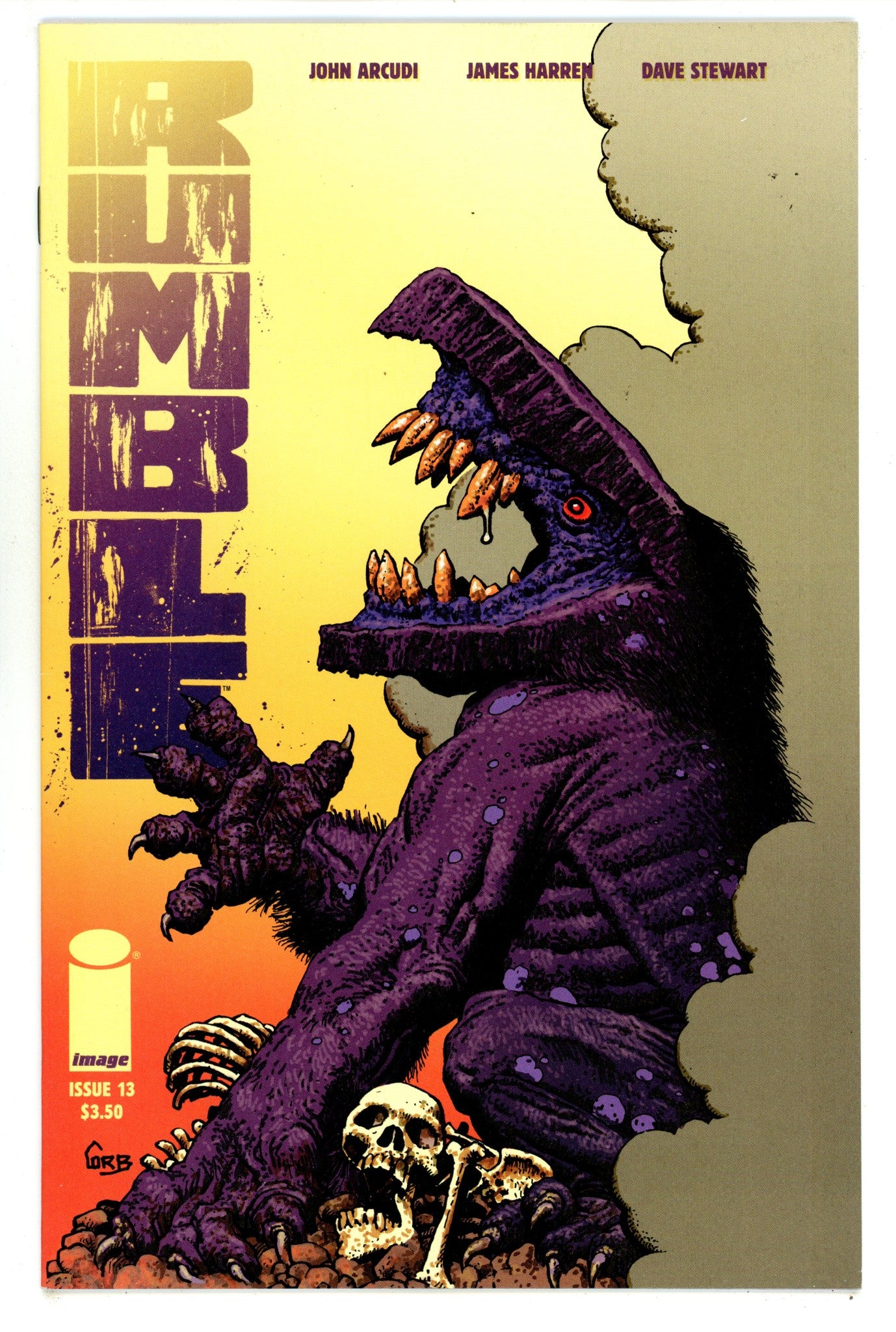 Rumble Vol 1 13 VF/NM (9.0) (2016) Corben Variant 