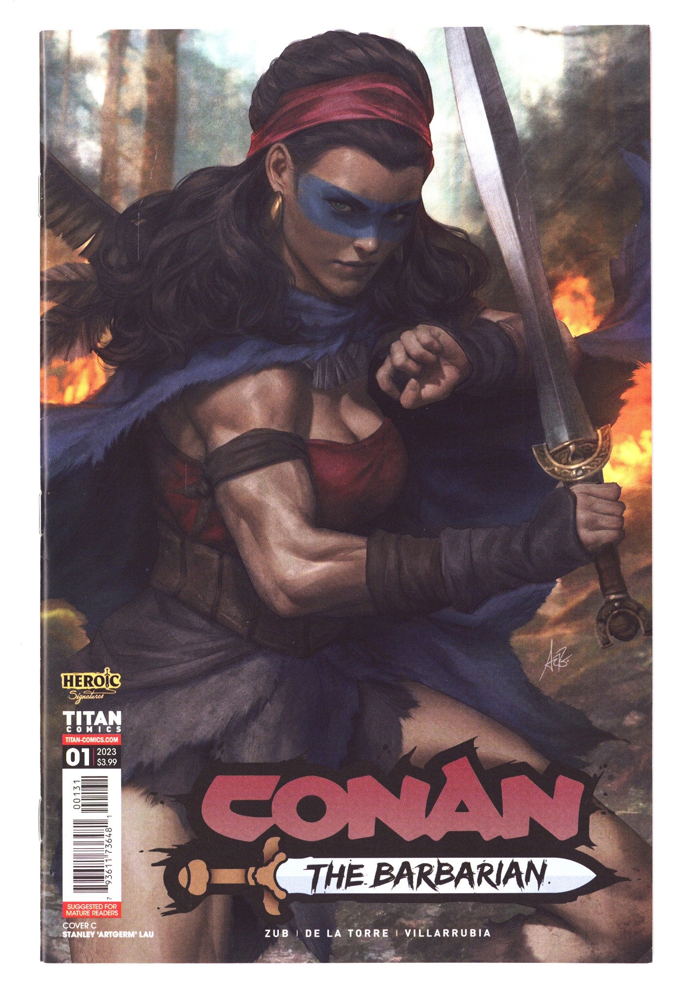 Conan: The Barbarian 1 Mid Grade (2023) Artgerm Variant 