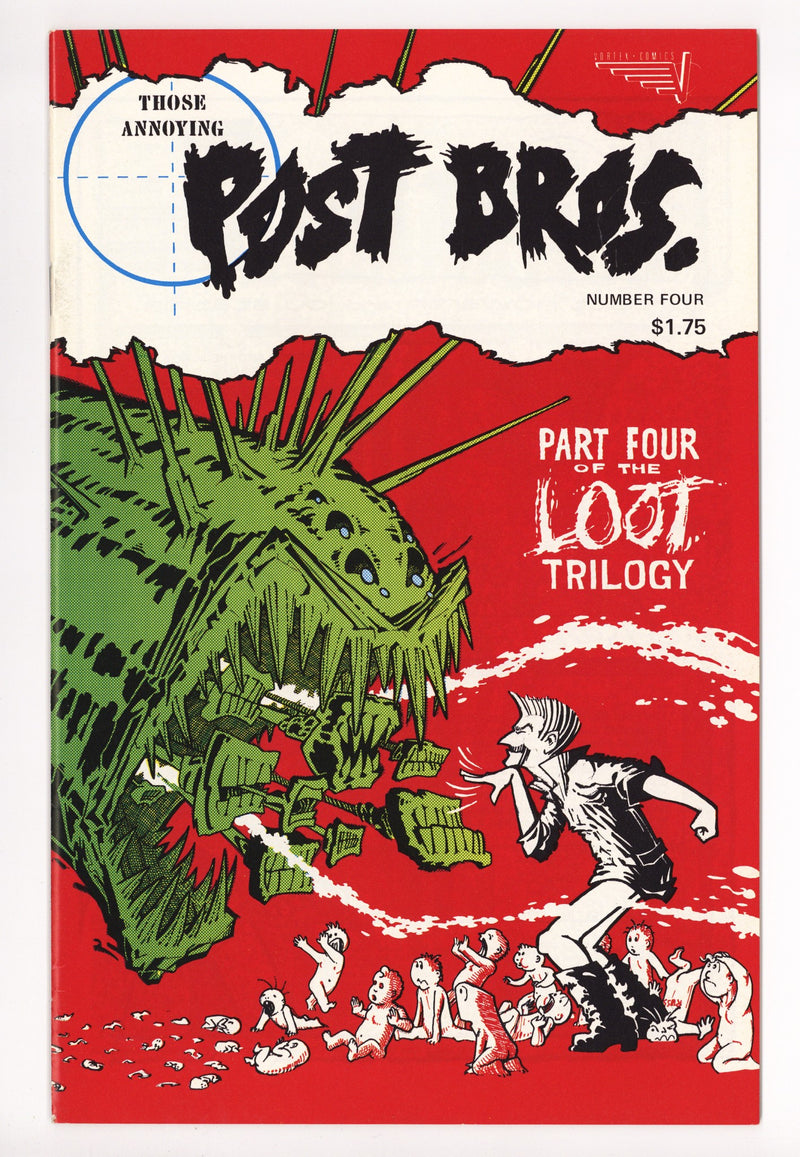 Those Annoying Post Bros. 4 Mid Grade Manufactured W/O Bottom Staple (1986) 