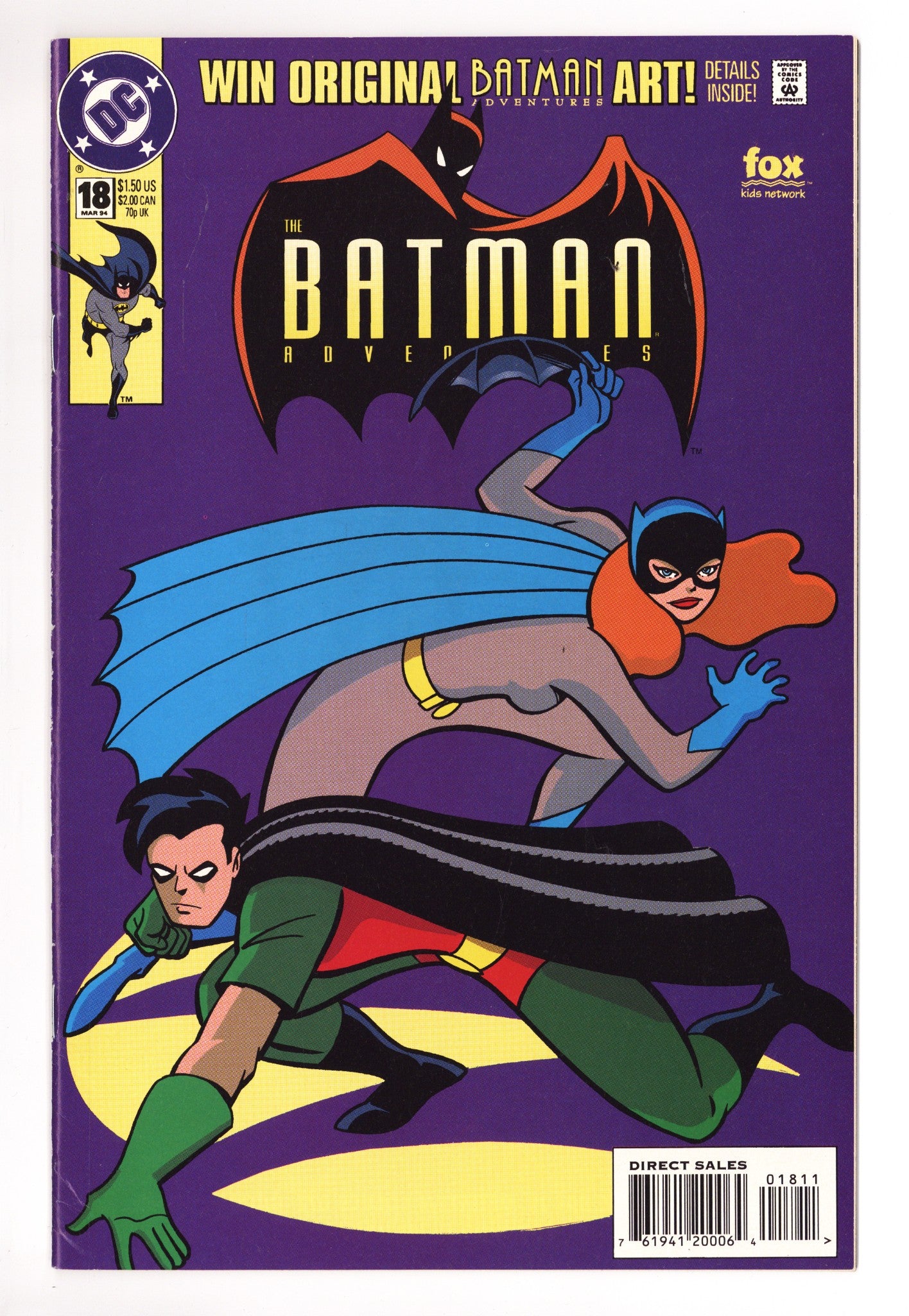 The Batman Adventures Vol 1 18 Mid Grade (1994) 