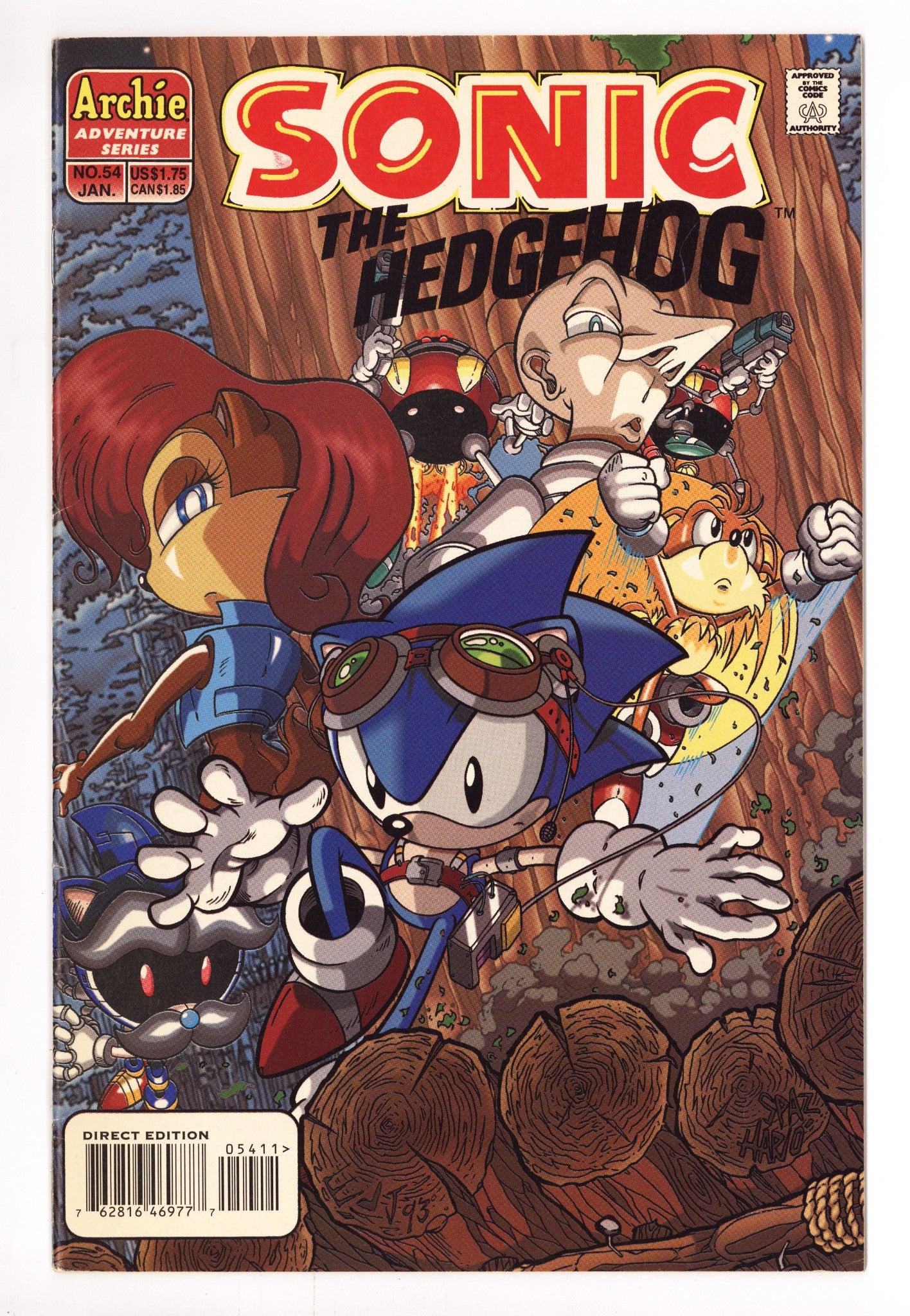 Sonic the Hedgehog Vol 2 54 Mid Grade (1998) 