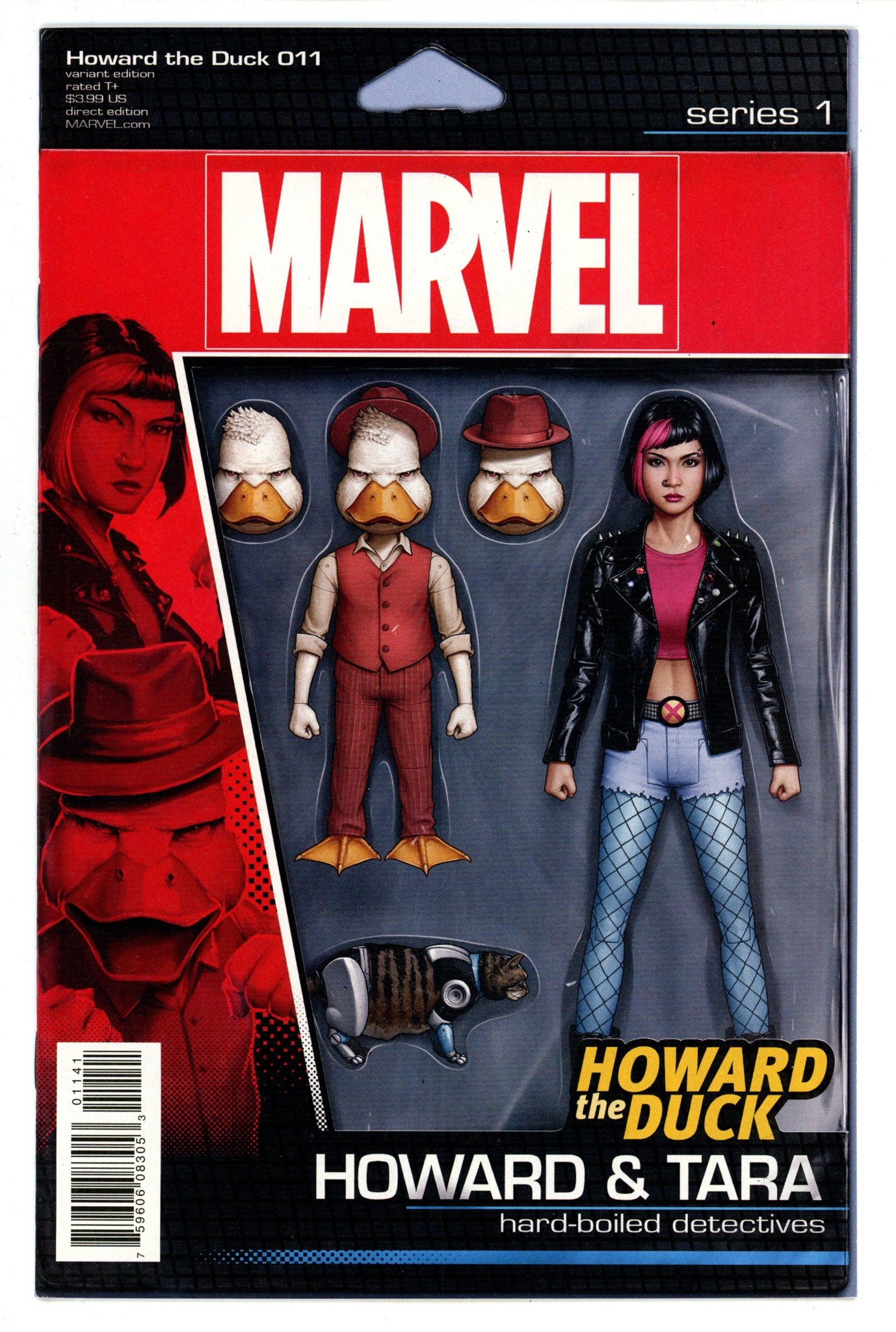 Howard the Duck Vol 5 11 NM- (9.2) (2016) Christopher Action Figure Variant 