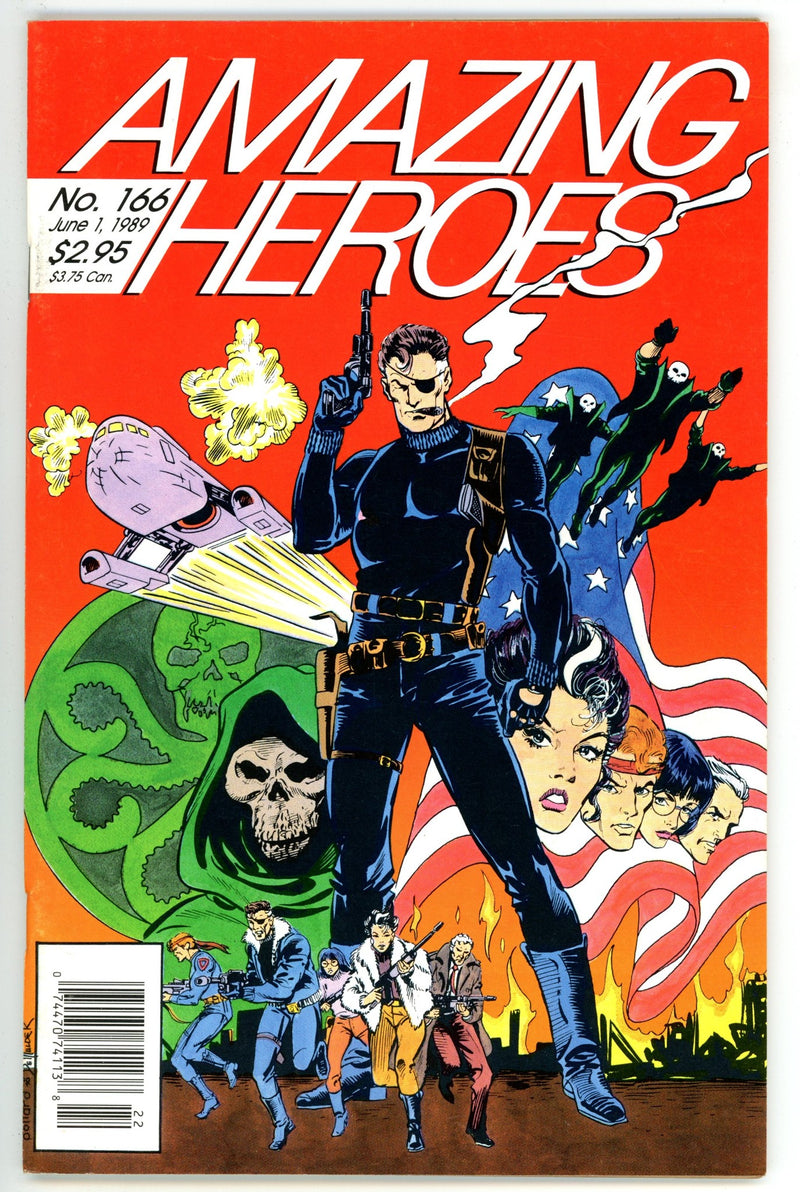 Amazing Heroes   166  Mid Grade   (1989)        