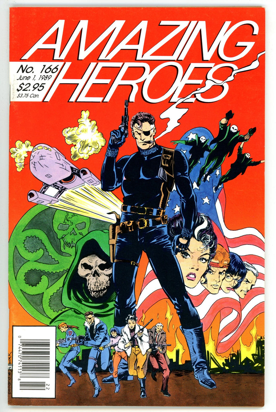 Amazing Heroes   166  Mid Grade   (1989)        