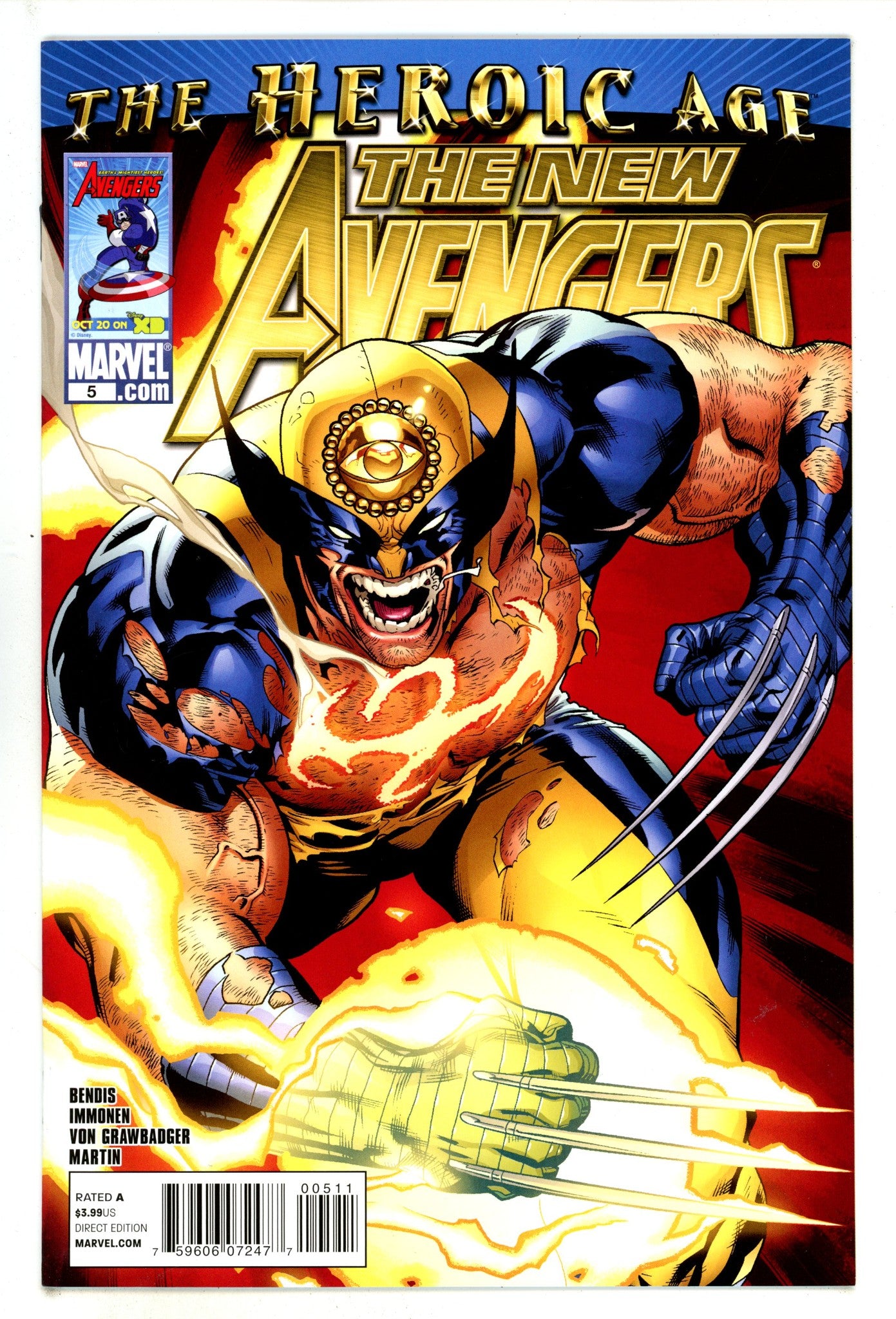 New Avengers Vol 2 5 High Grade (2010) 