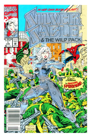 Silver Sable and the Wild Pack 1 Newsstand VF- (1992)
