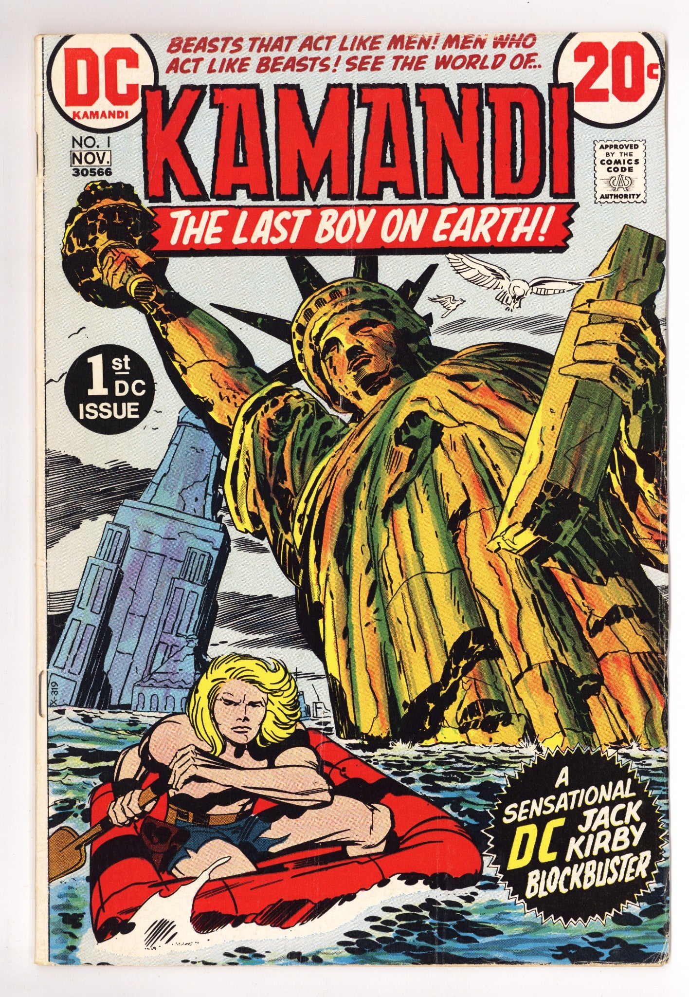 Kamandi, the Last Boy on Earth 1 VG+ (4.5) (1972) 