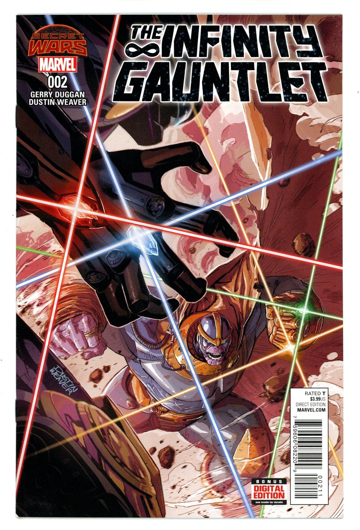 Infinity Gauntlet Vol 2 2  High Grade   (2015)
