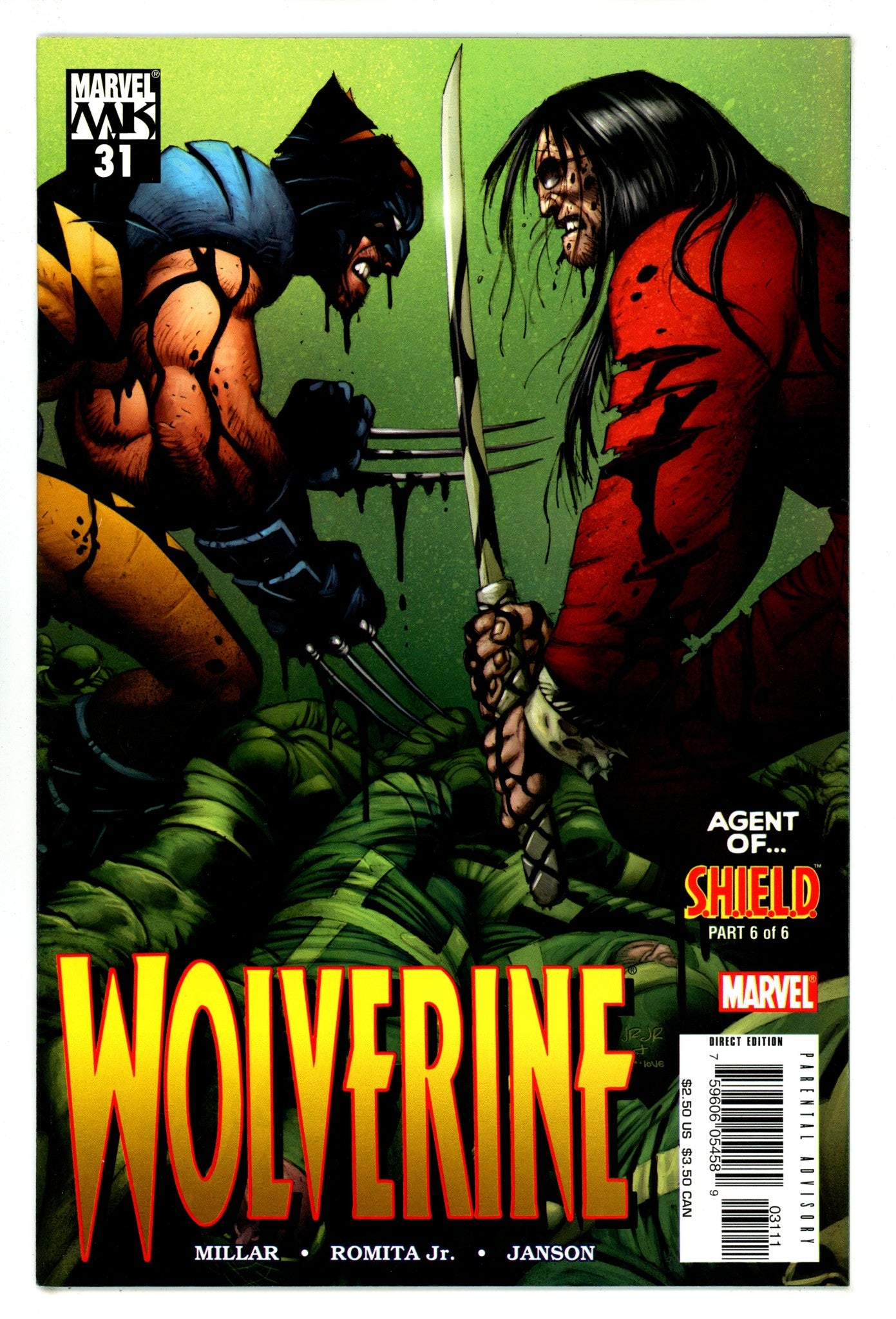 Wolverine Vol 3 31 High Grade (2005) 