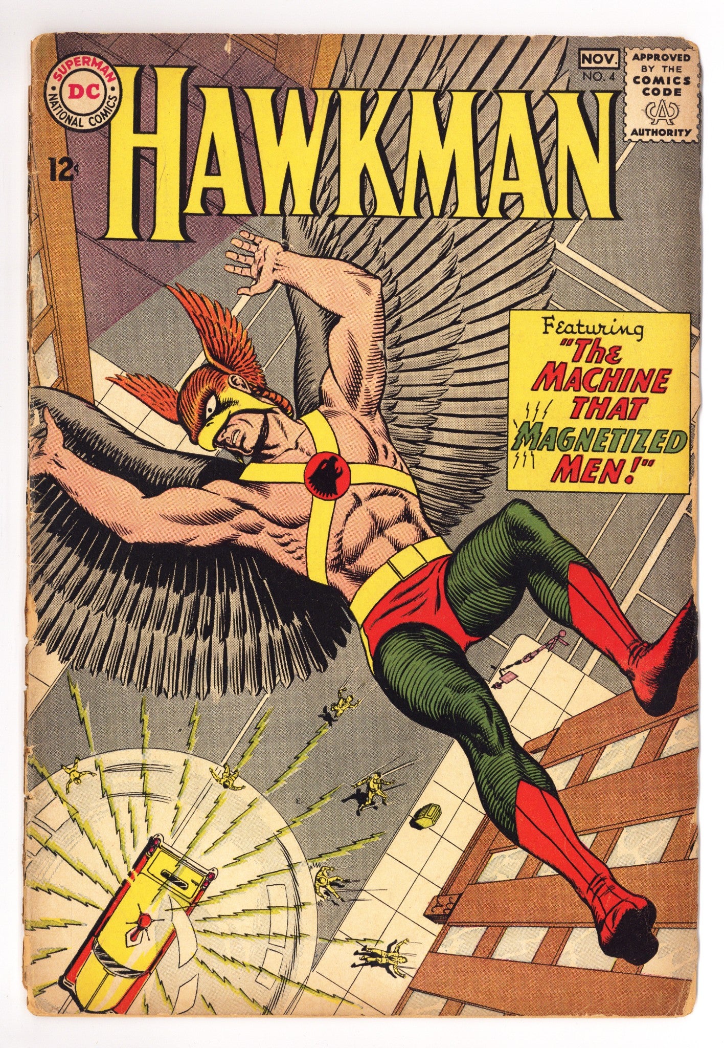 Hawkman Vol 1 4 PR (0.5) Spine Split & Glued (1964) 