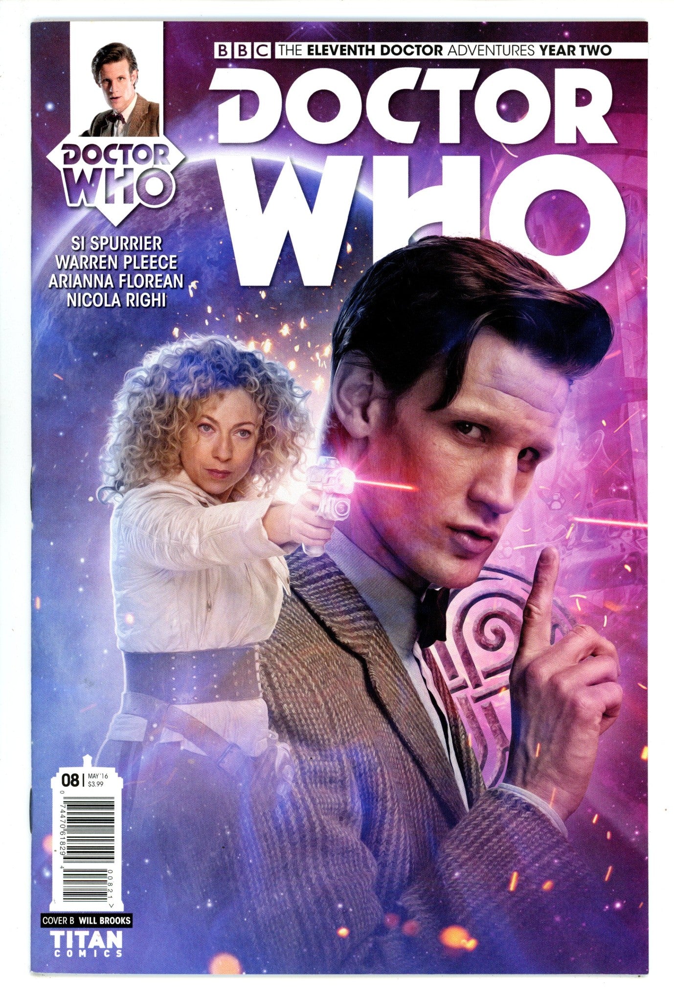 Doctor Who: The Eleventh Doctor, Year Two 8 High Grade (2016) Photo Variant 