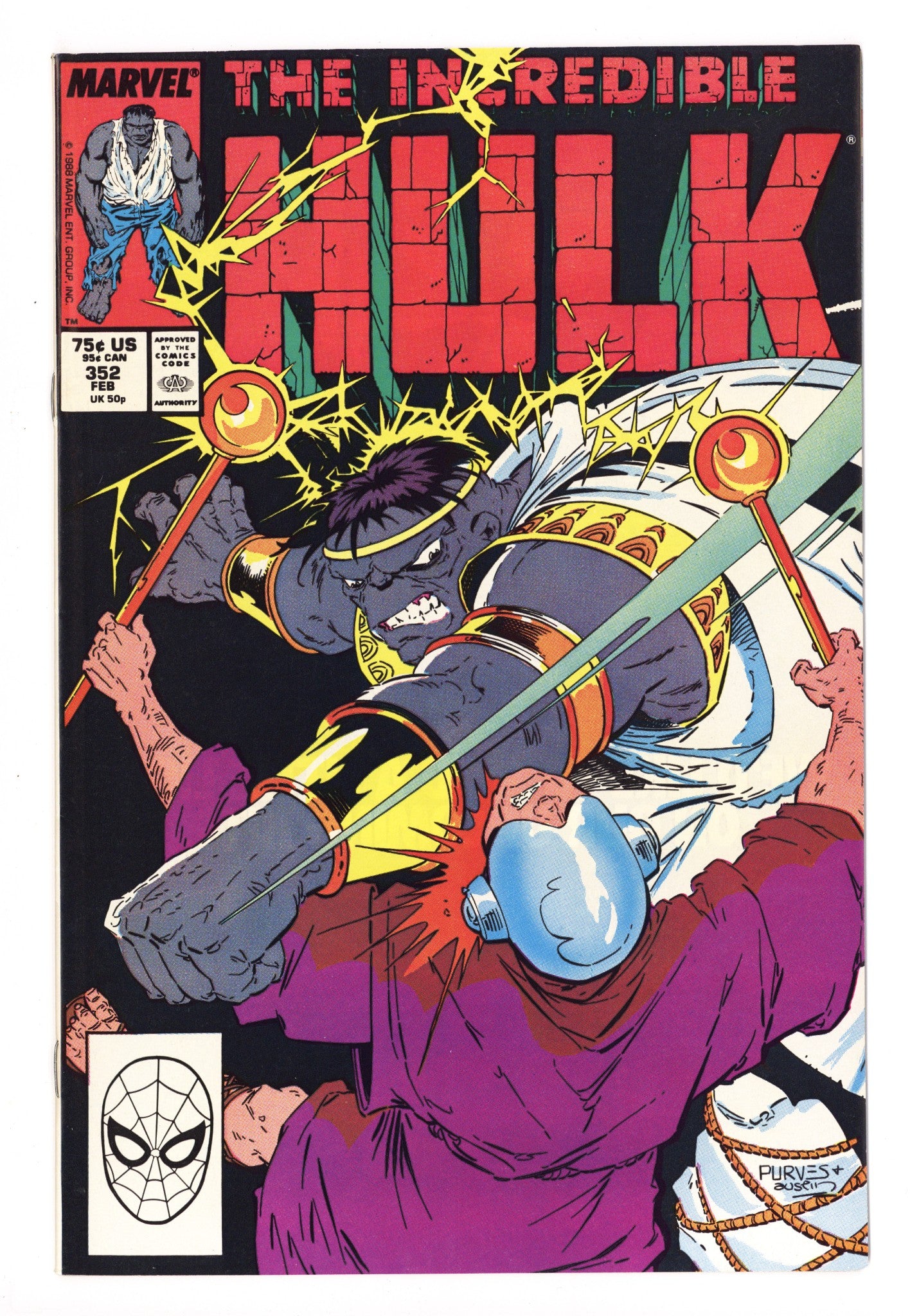 The Incredible Hulk Vol 1 352 Mid Grade (1989) 
