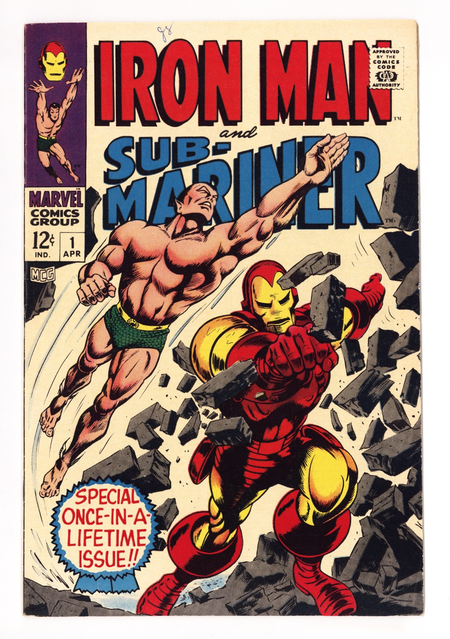 Iron Man & Sub-Mariner 1 VF- (7.5) (1968) 