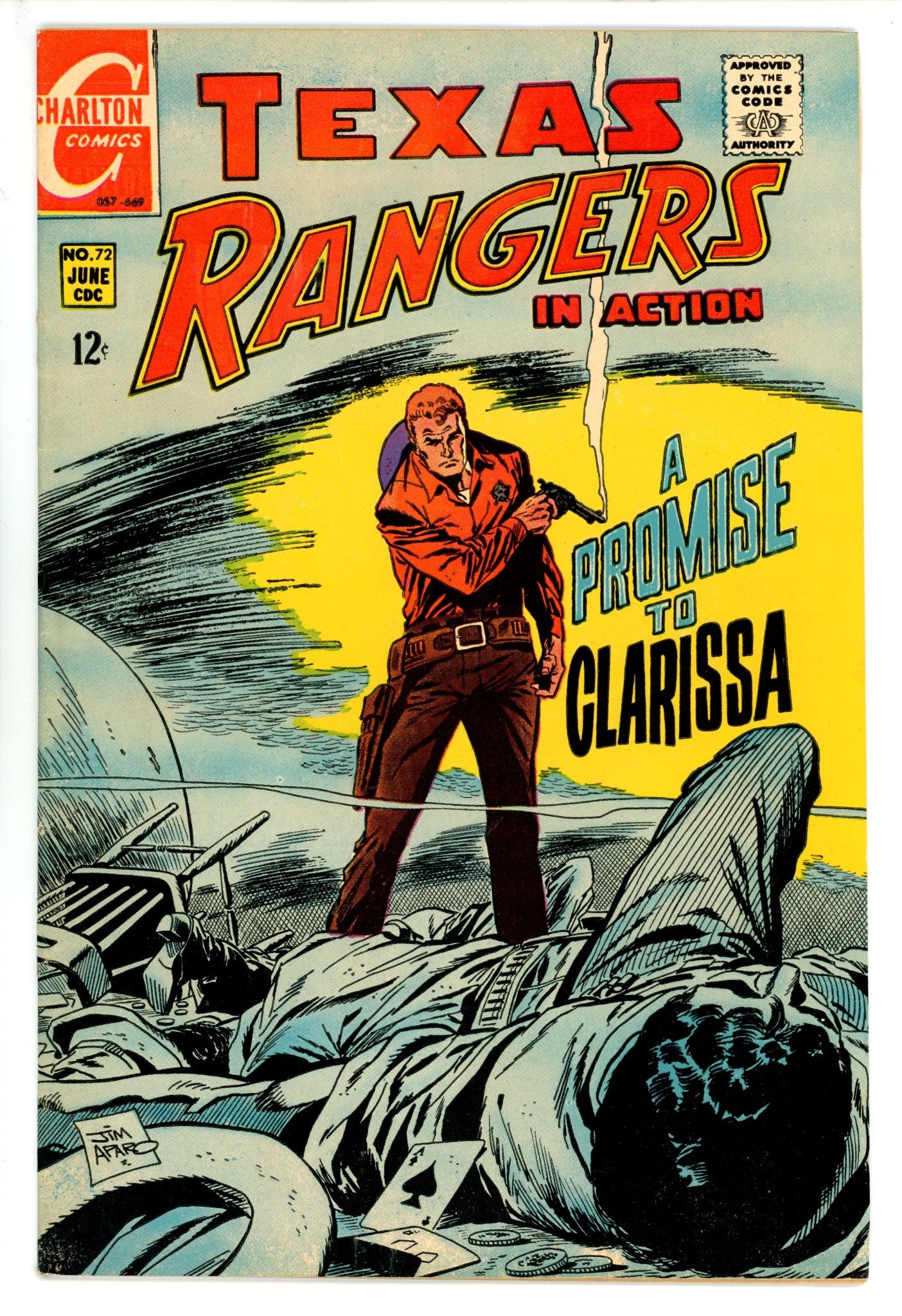 Texas Rangers in Action 72 FN/VF (1969)