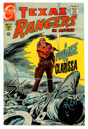 Texas Rangers in Action 72 FN/VF (1969)