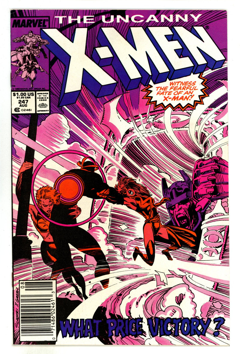 The Uncanny X-Men Vol 1 247 Mid Grade (1989) Newsstand 