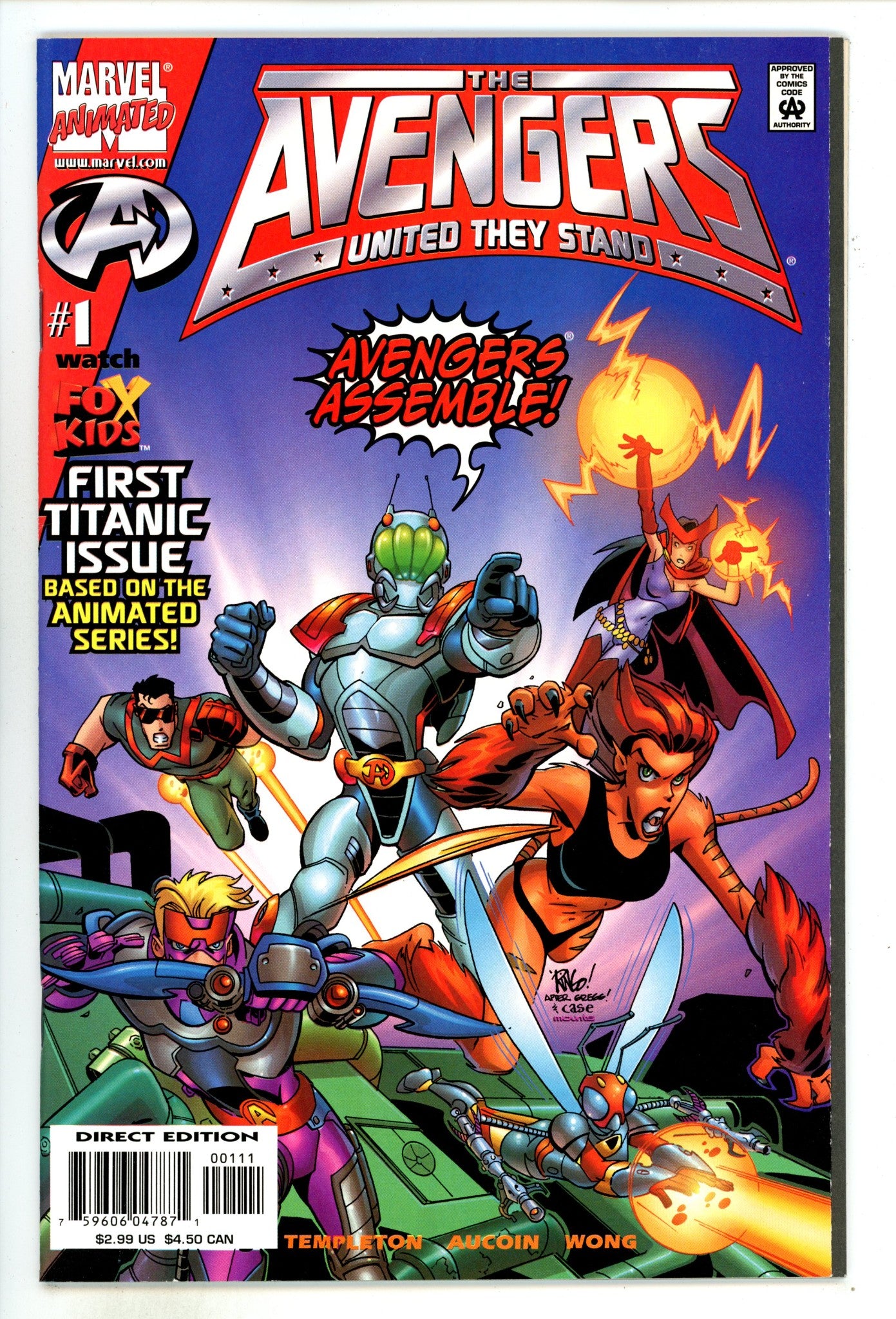 Avengers United They Stand 1 High Grade (1999) 