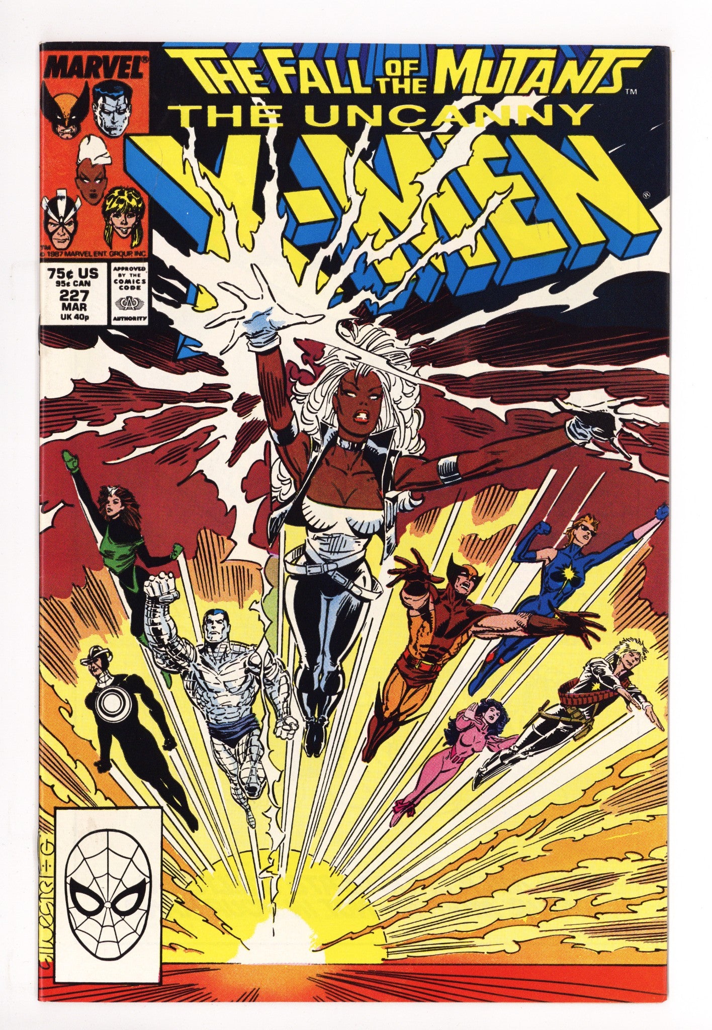 The Uncanny X-Men Vol 1 227 Mid Grade (1988) 