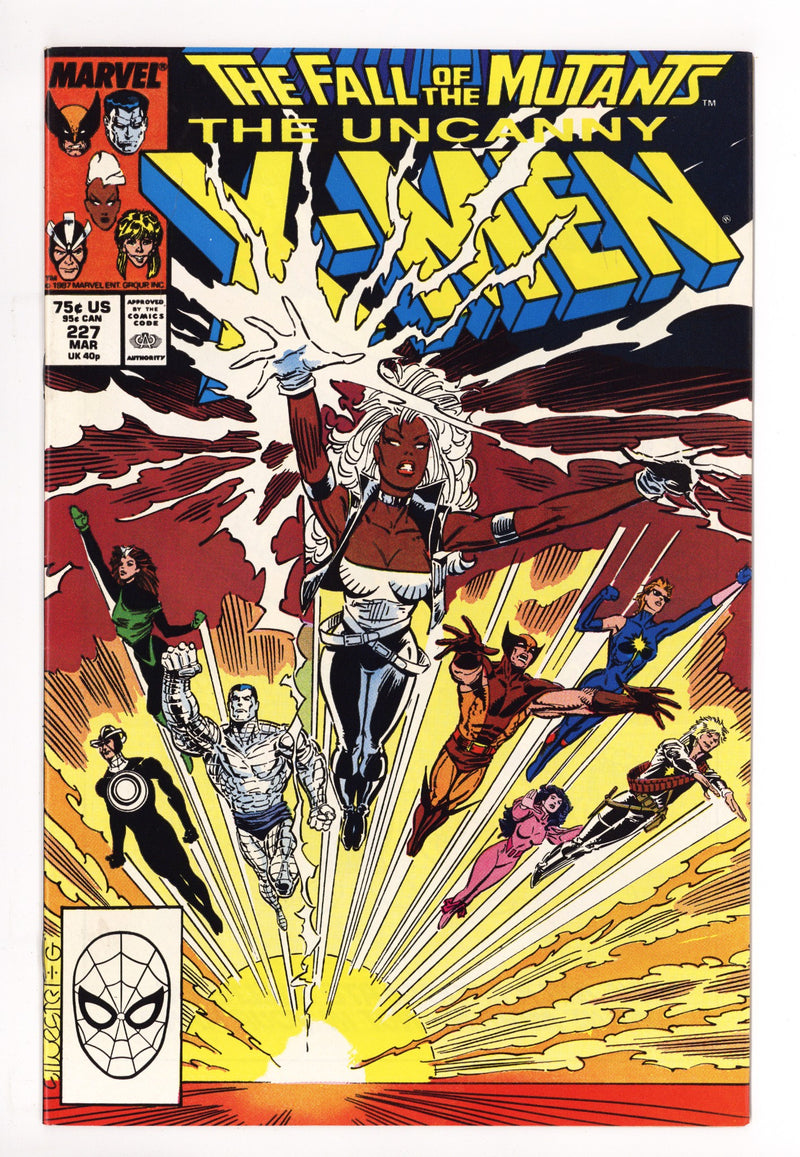 The Uncanny X-Men Vol 1 227 Mid Grade (1988) 