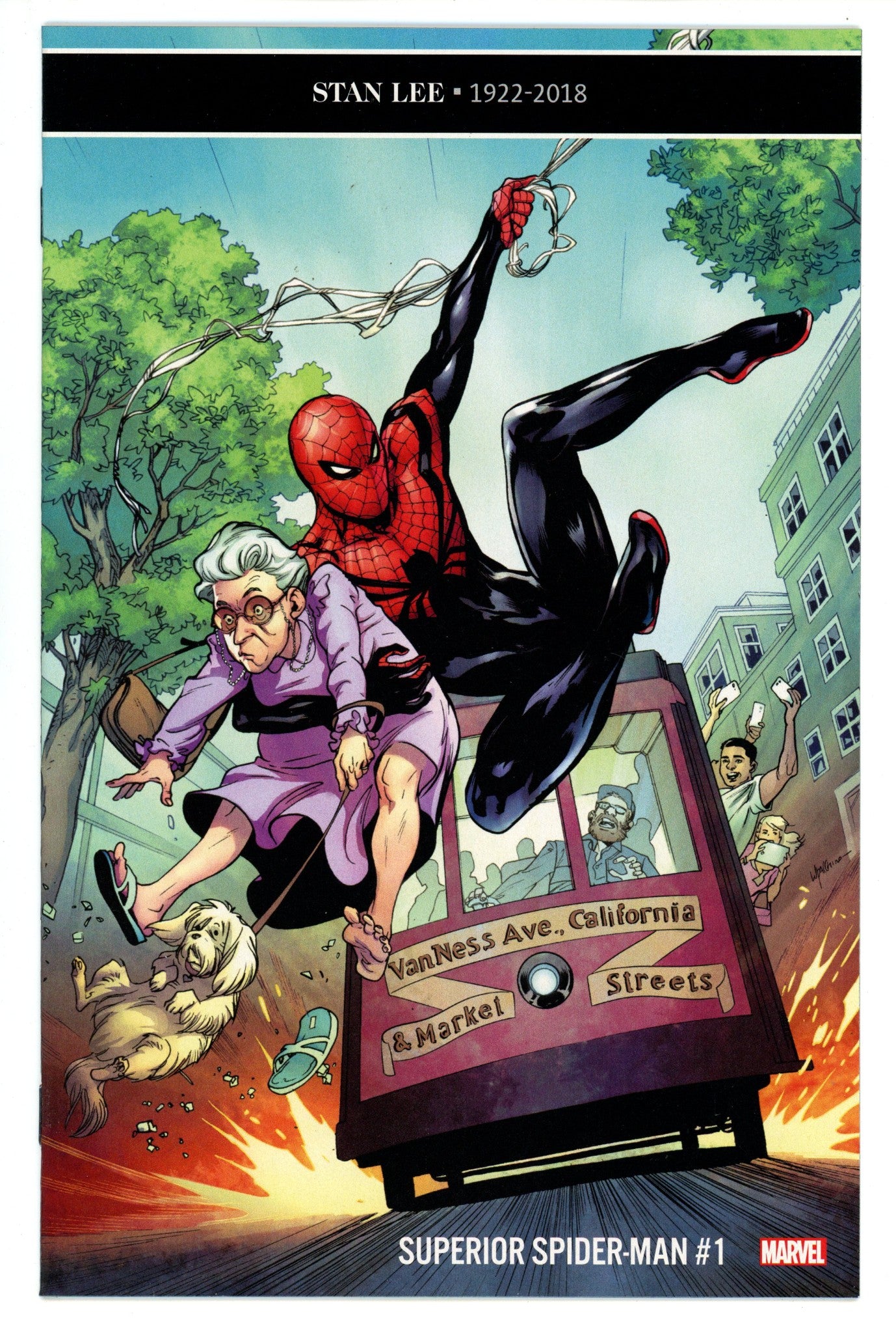 Superior Spider-Man Vol 2 1 NM- (9.2) (2019) Lupacchino Incentive Variant 