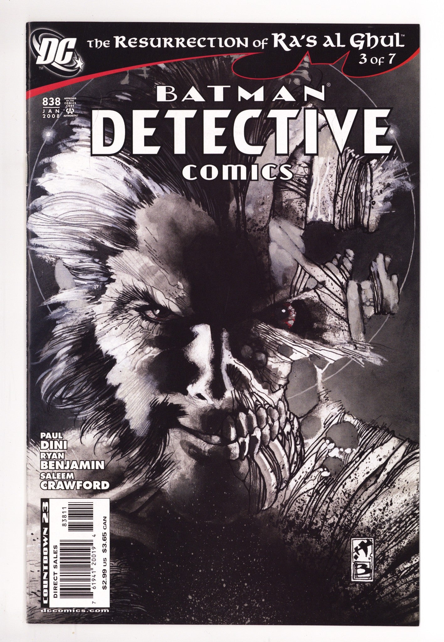 Detective Comics Vol 1 838 Mid Grade (2008) 