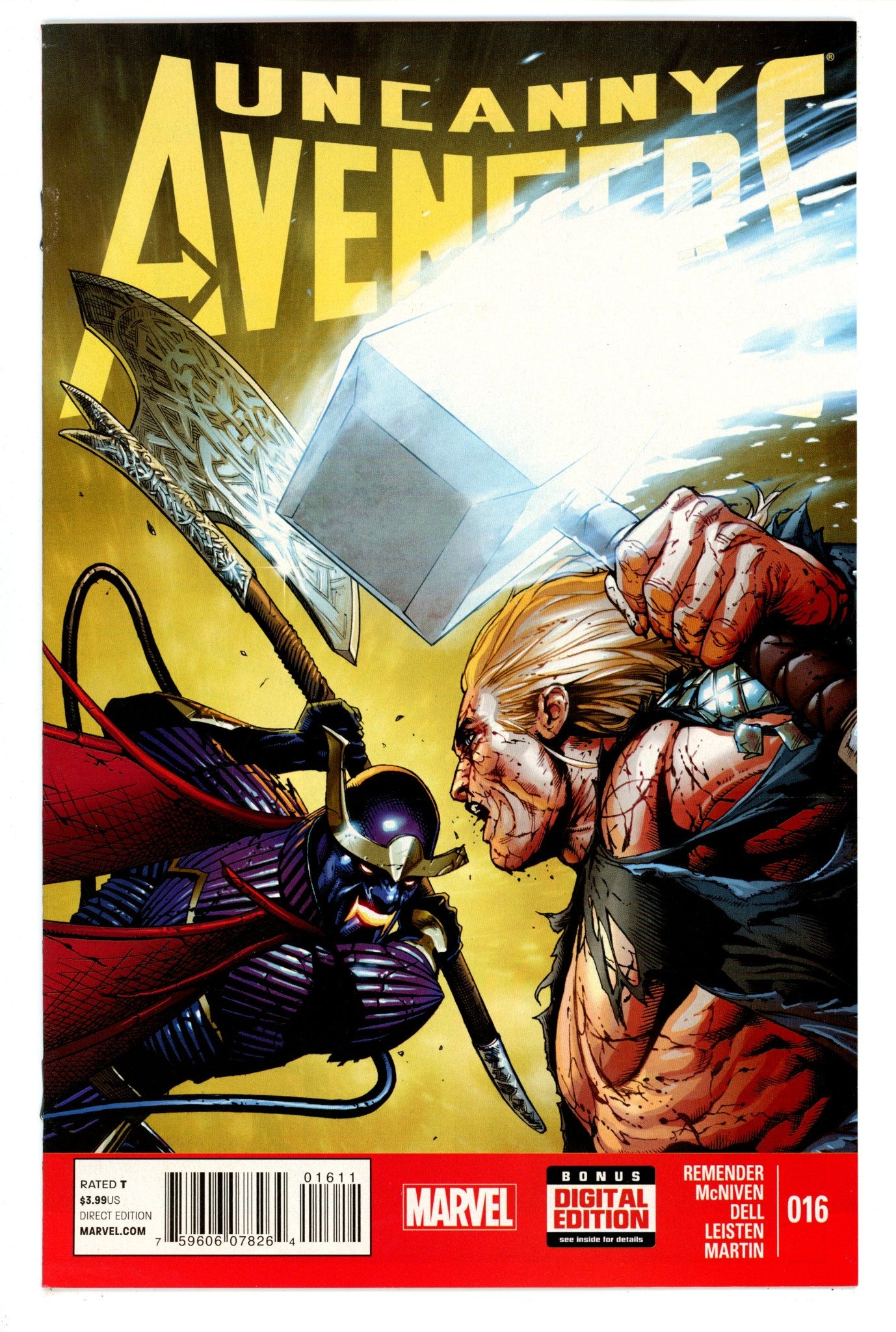 Uncanny Avengers Vol 1 16 High Grade (2014) 