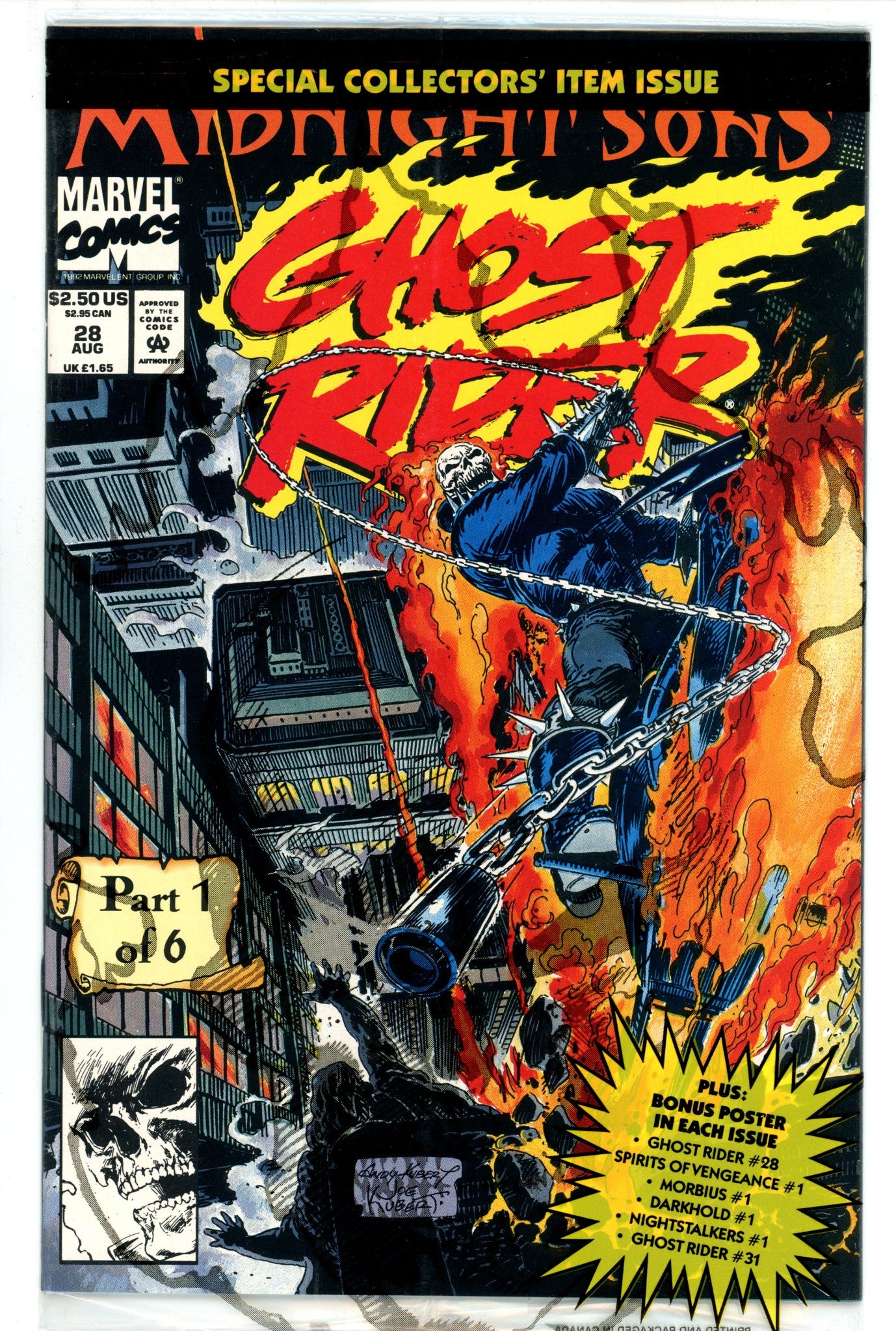 Ghost Rider Vol 2 28 New, Sealed (1992) 