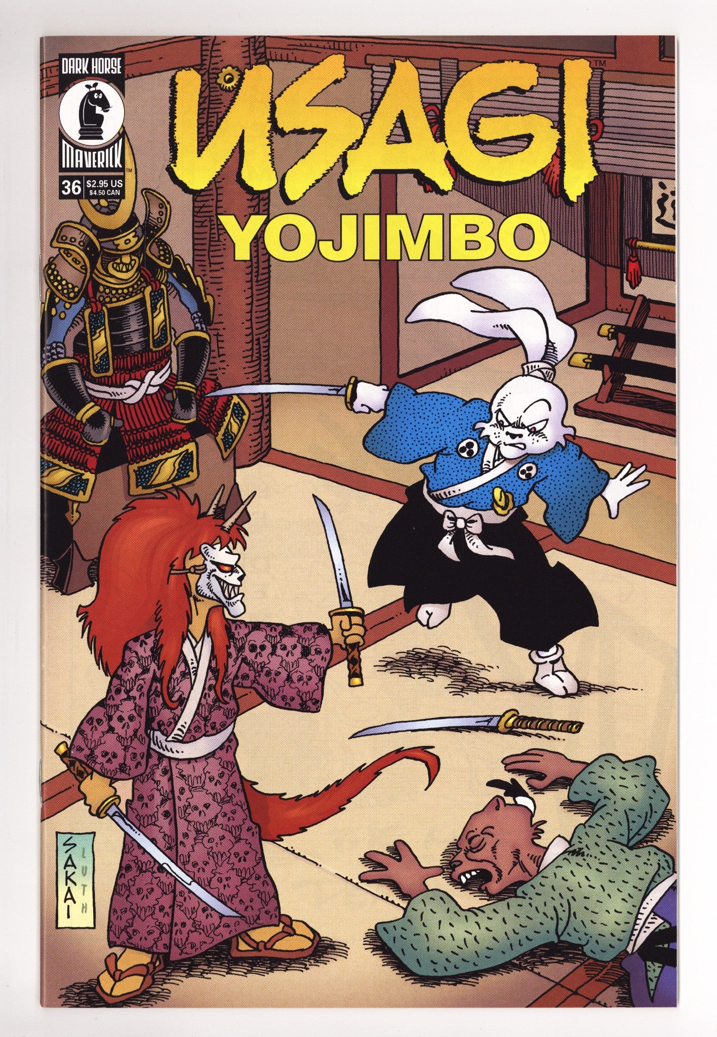 Usagi Yojimbo Vol 3 36 Mid Grade (2000) 