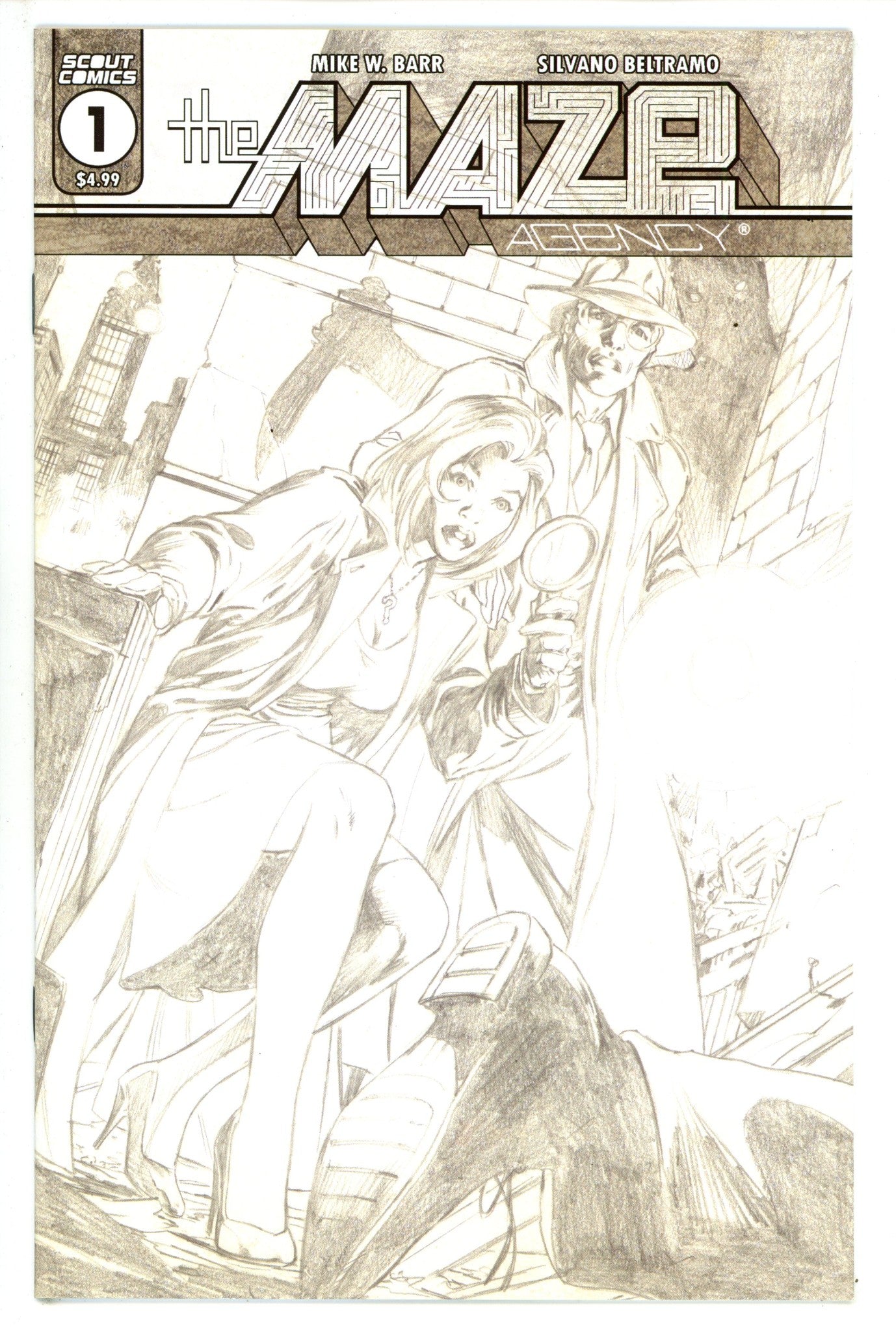 Maze Agency 1 Davis B&W Virgin Variant (2023)