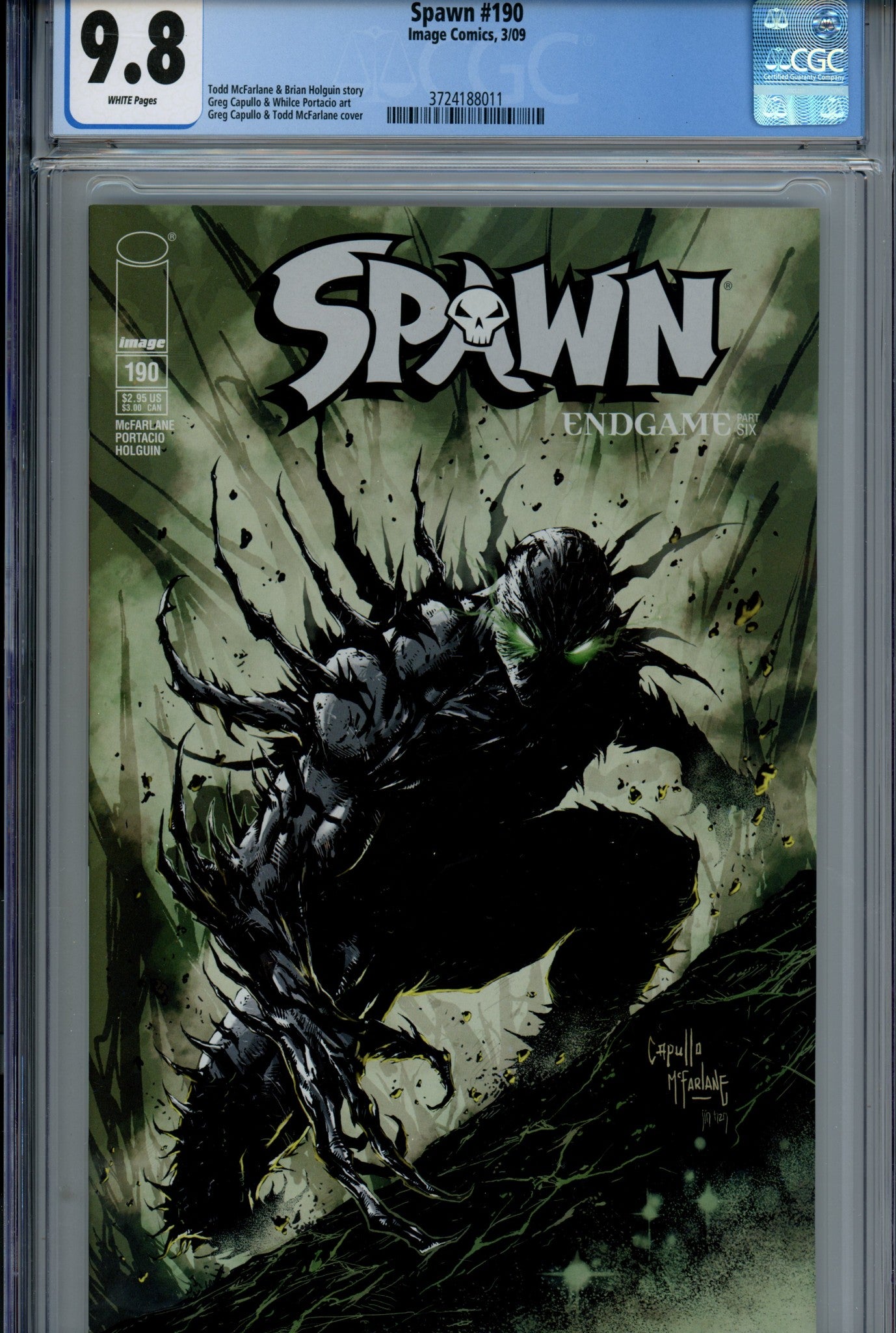Spawn 190 CGC 9.8 (NM/M) (2009) 