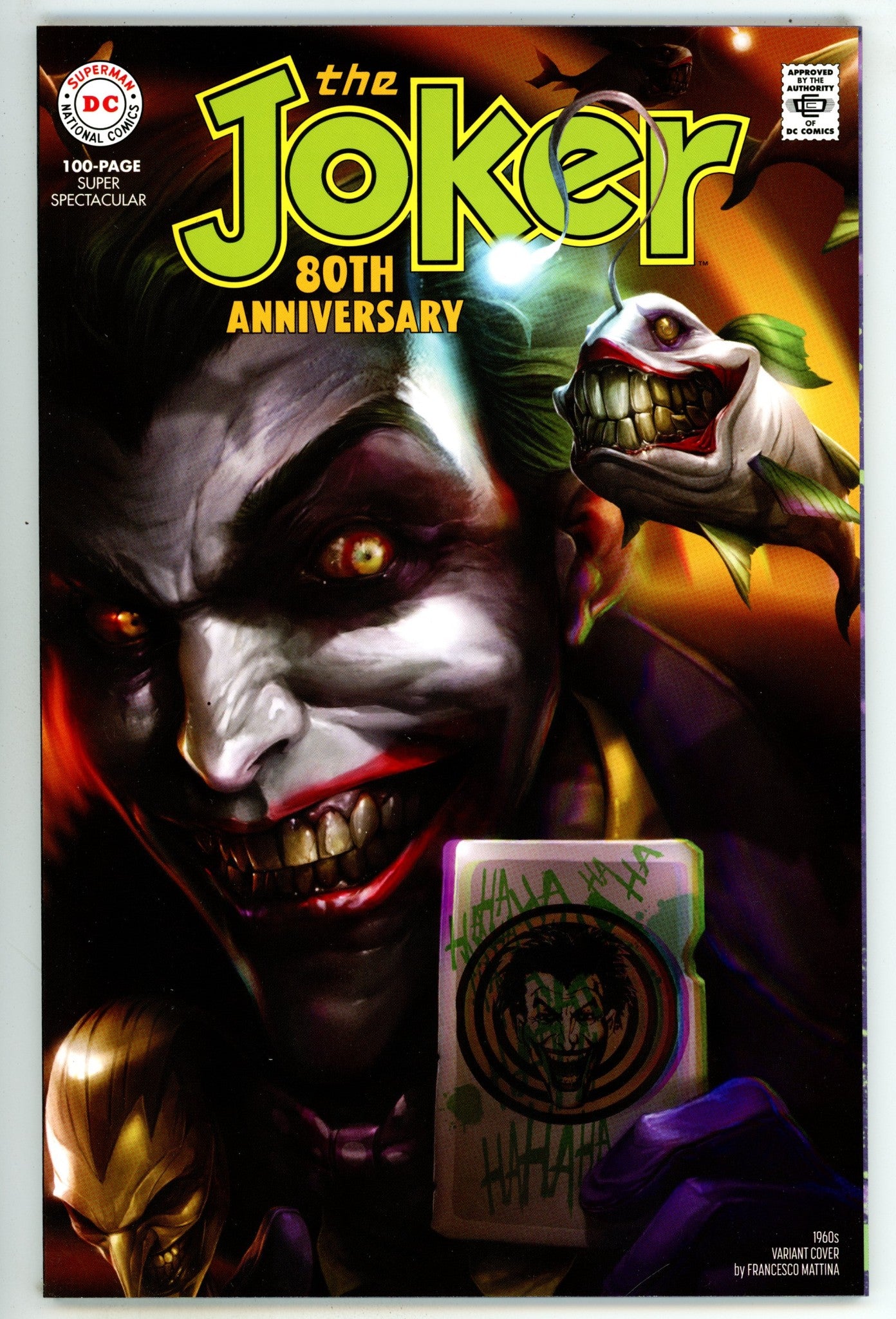 The Joker 80th Anniversary 100-Page Super Spectacular 1 High Grade (2020) Mattina Variant 