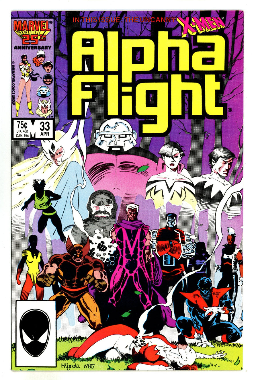 Alpha Flight Vol 1 33  NM- (9.2)  (1986)  