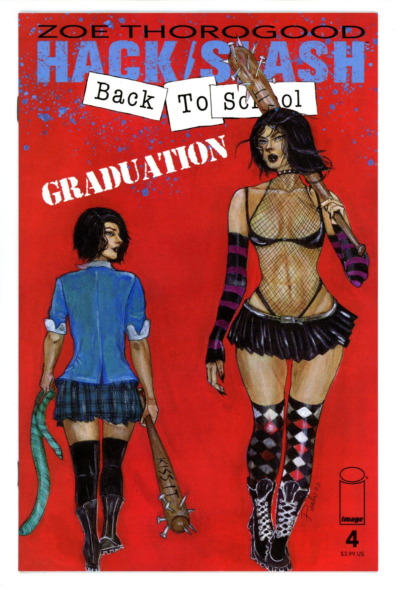 Hack Slash Back To School 4 Seeley Incentive Variant NM (2024)