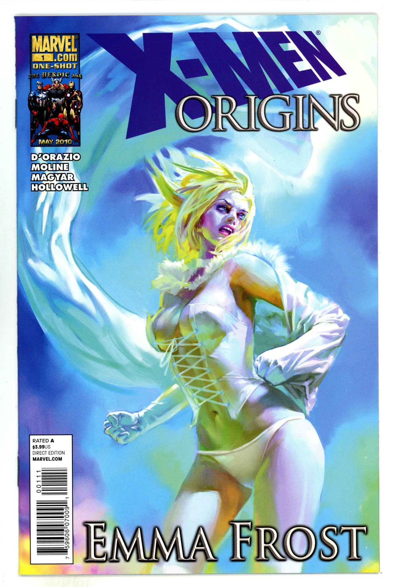 X-Men Origins: Emma Frost  1  VF/NM (9.0)  (2010)  