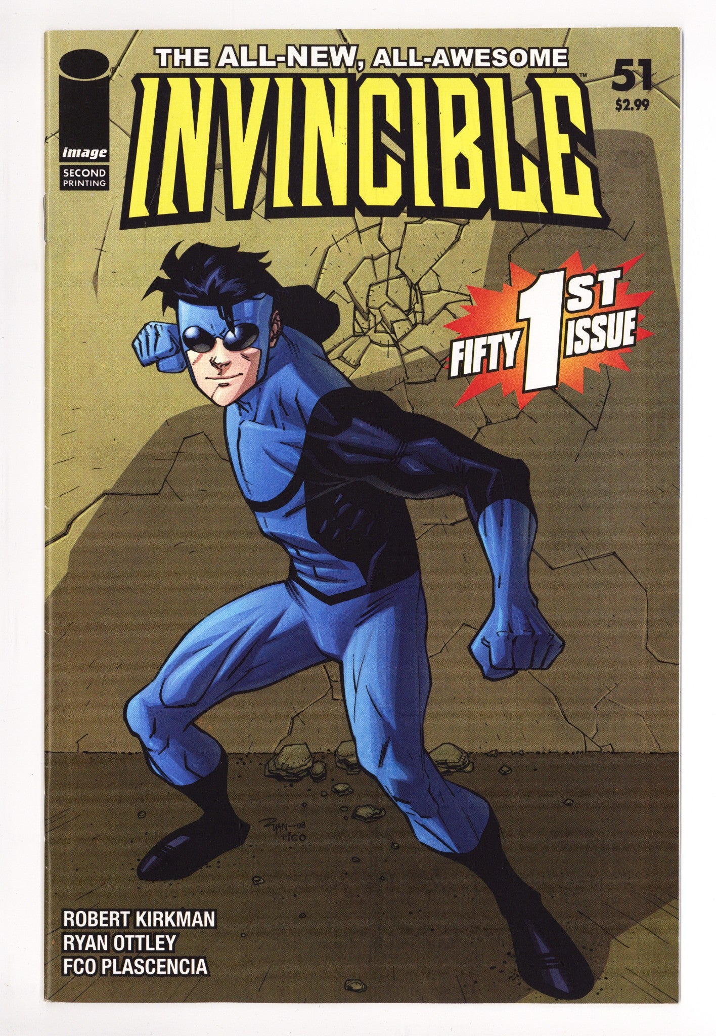 Invincible 51 VF (8.0) (2008) 2nd Print 