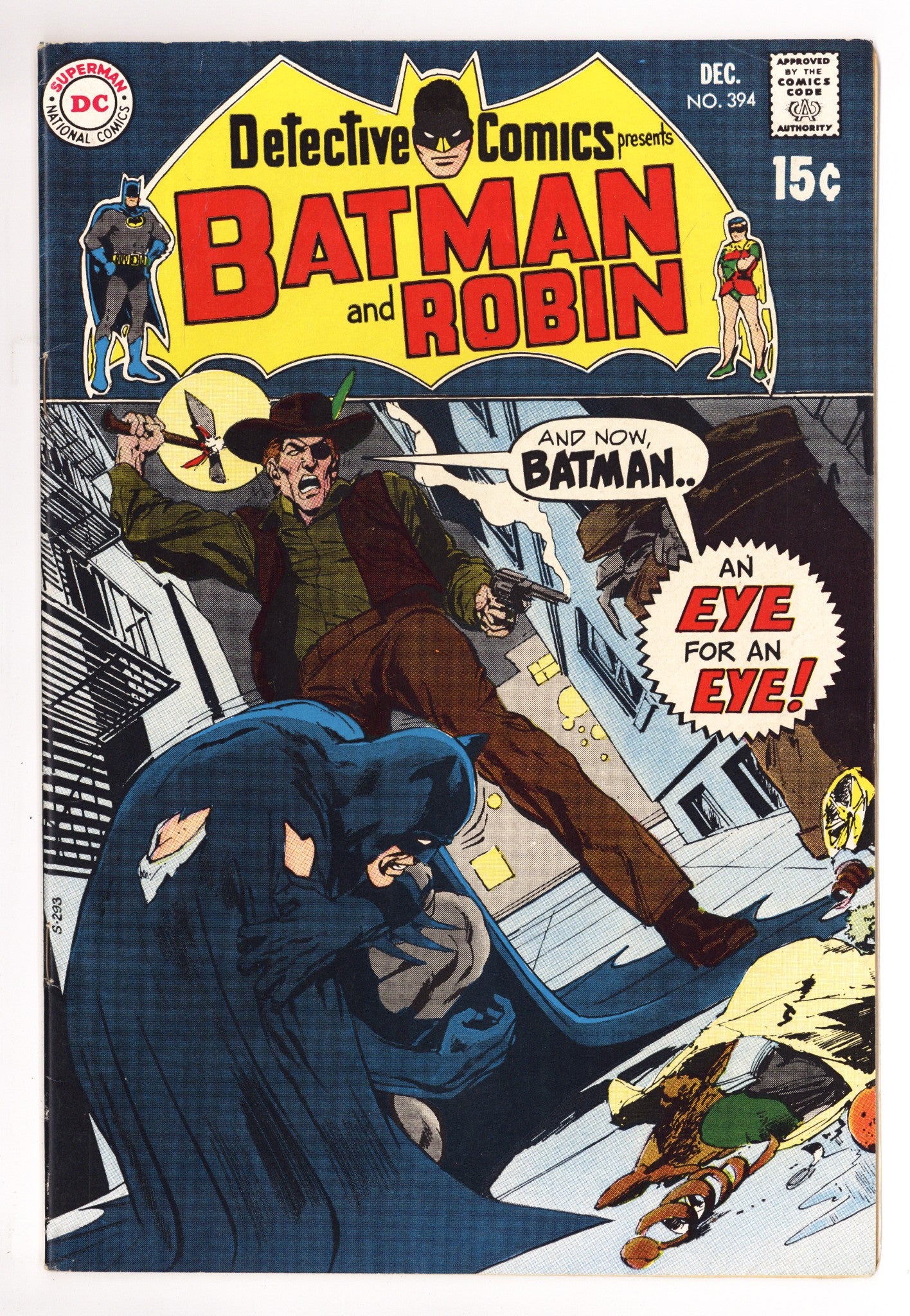 Detective Comics Vol 1 394 FN- (5.5) (1969) 
