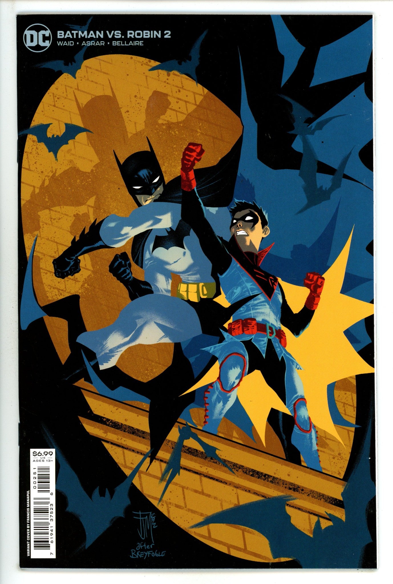 Batman vs. Robin 2 High Grade (2022) Manapul Variant 