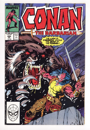 Conan the Barbarian Vol 1 220 Mid Grade (1989)