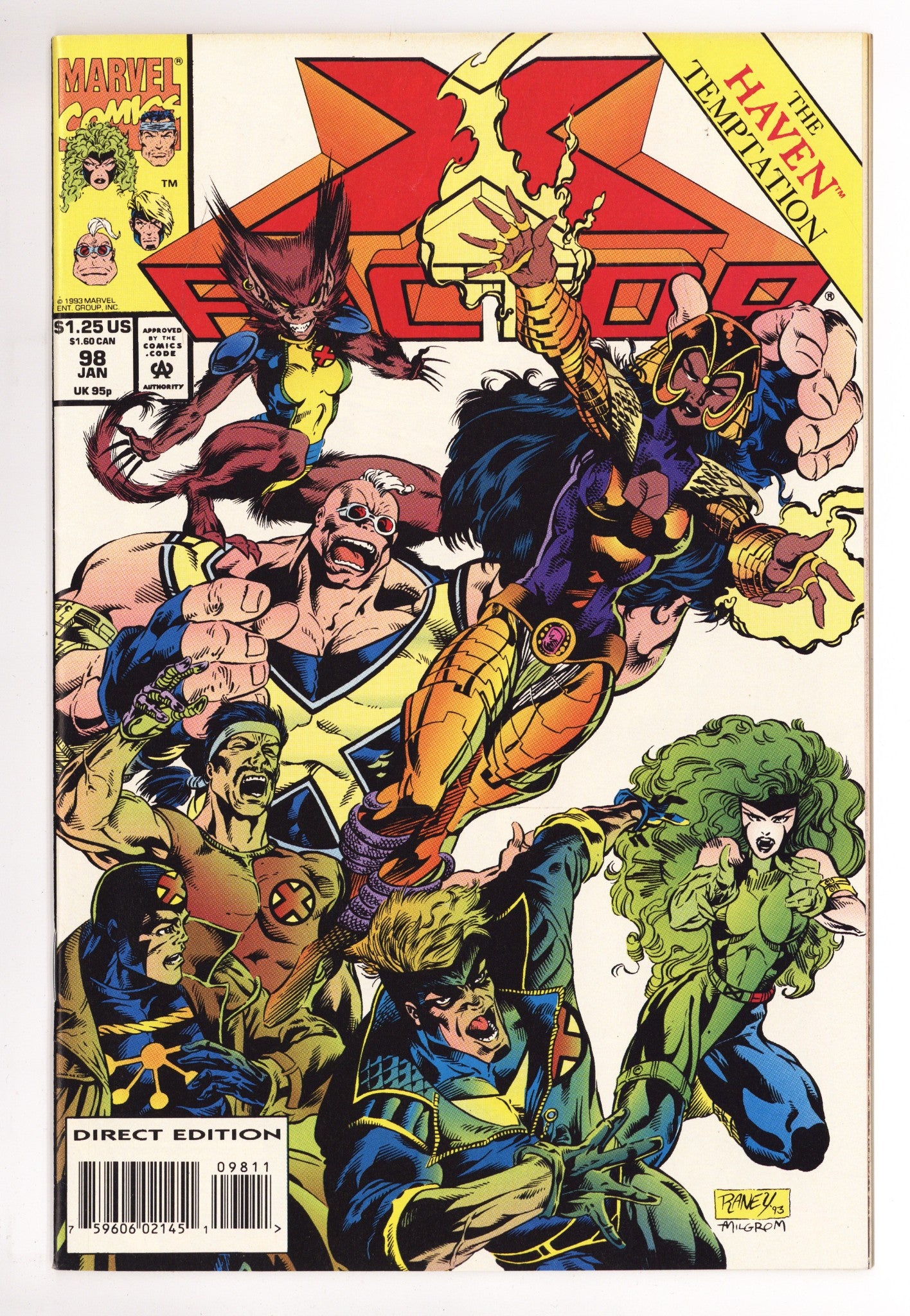X-Factor Vol 1 98 High Grade (1994) 