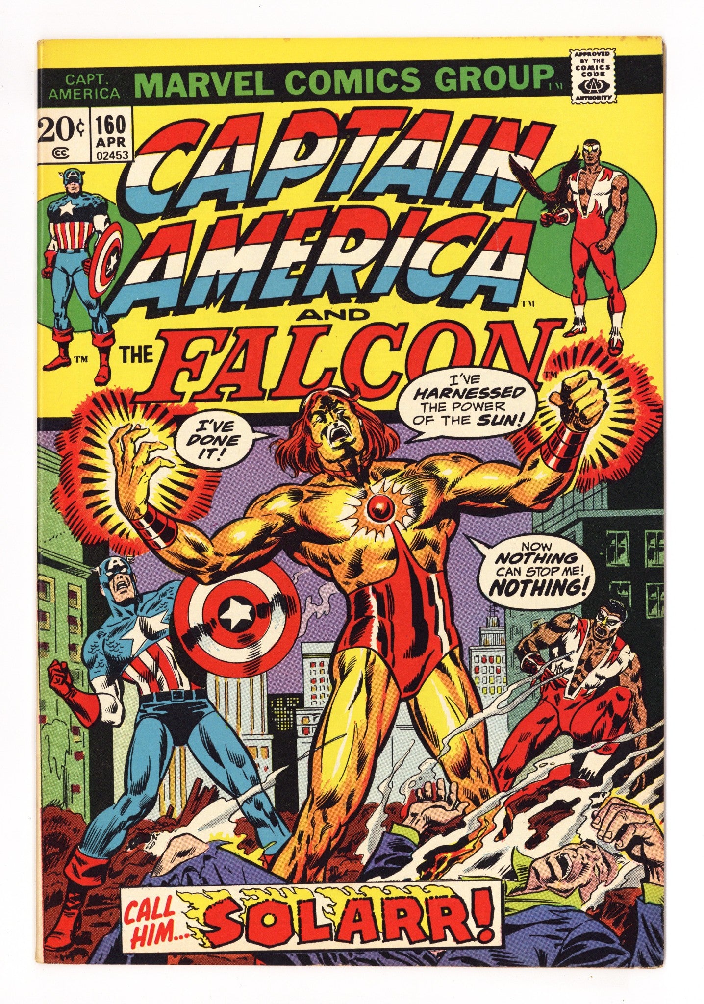 Captain America Vol 1 160 VF- (7.5) (1973) 