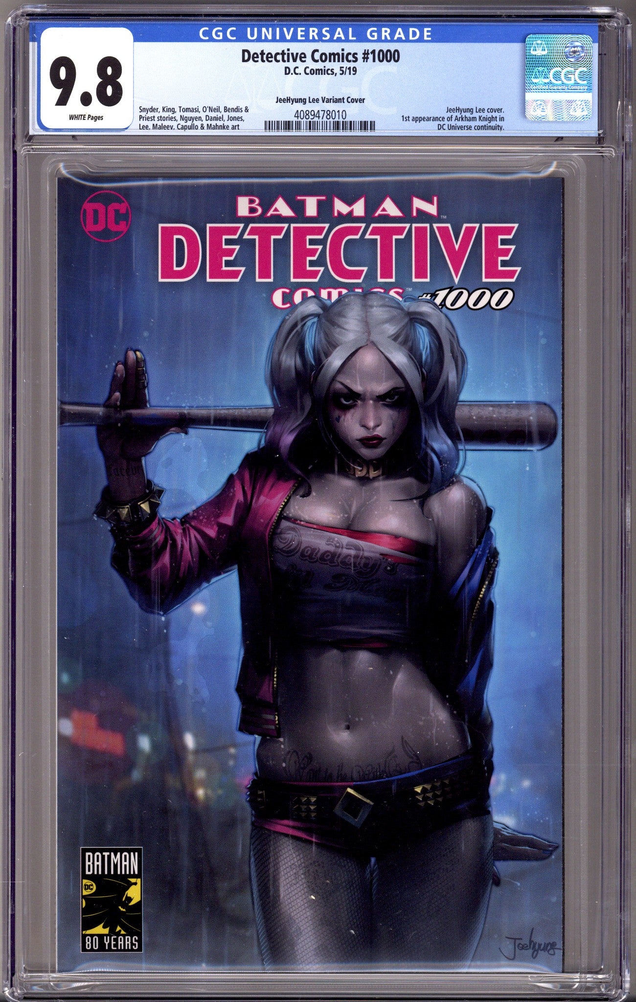 Detective Comics Vol 3 1000 CGC 9.8 (NM/M) (2019) Lee Exclusive Variant 